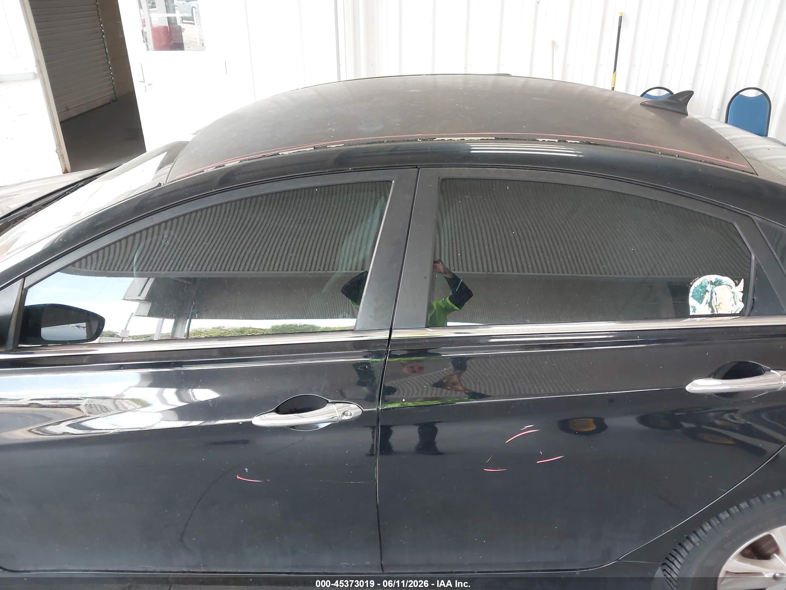 2011 Hyundai Sonata Gls Black vin: 5NPEB4AC1BH012633