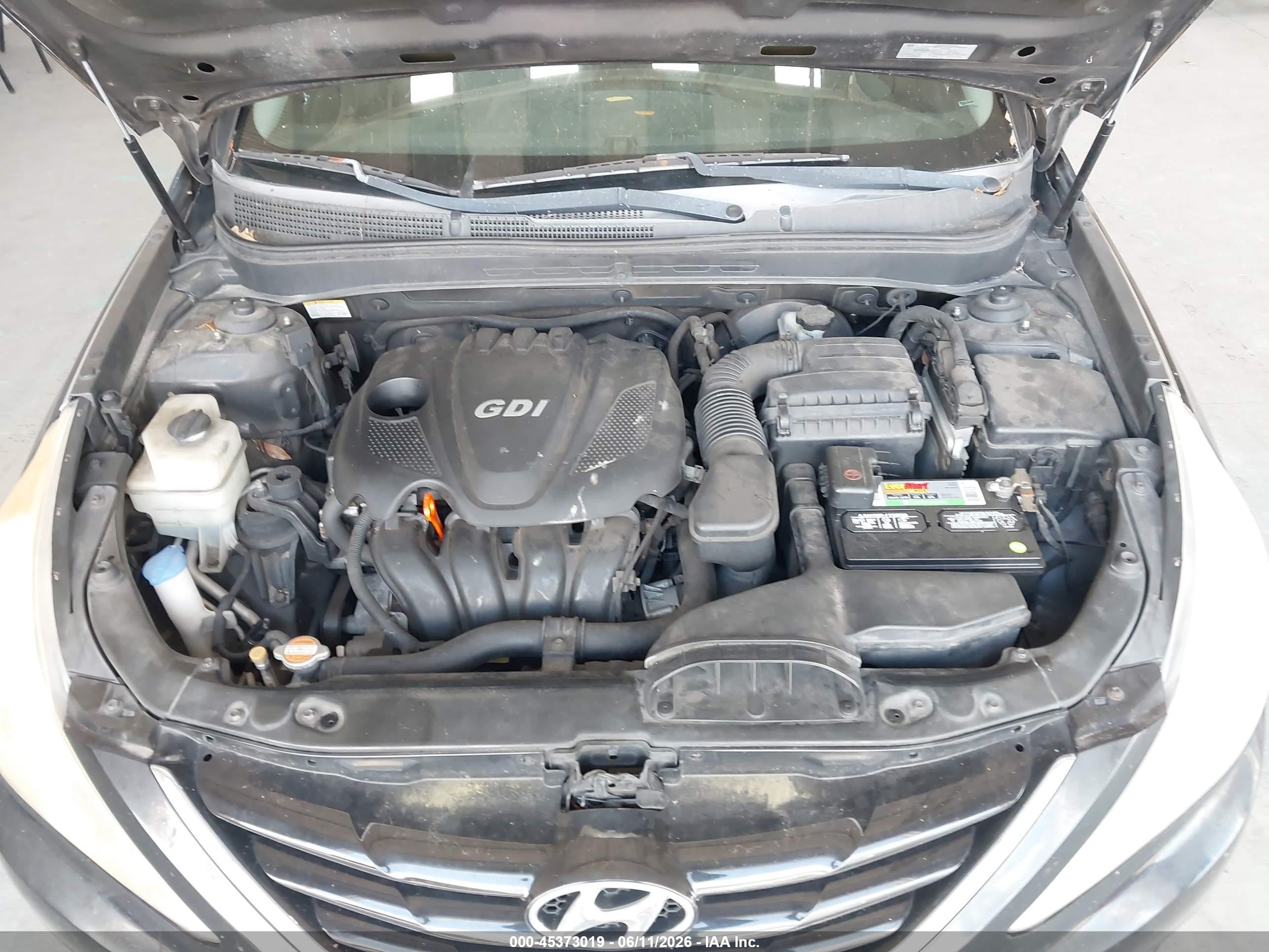 2011 Hyundai Sonata Gls Black vin: 5NPEB4AC1BH012633