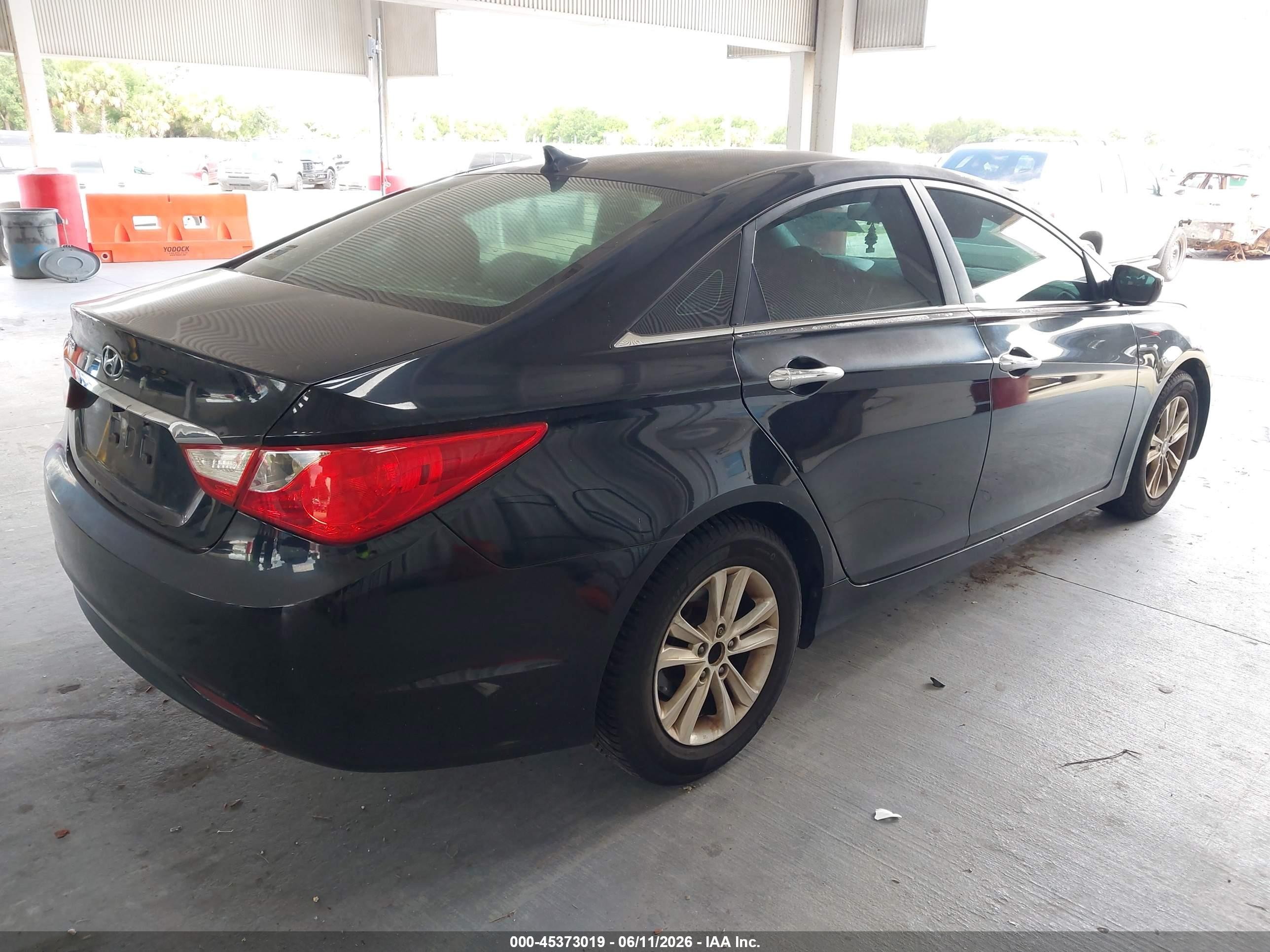 2011 Hyundai Sonata Gls Black vin: 5NPEB4AC1BH012633