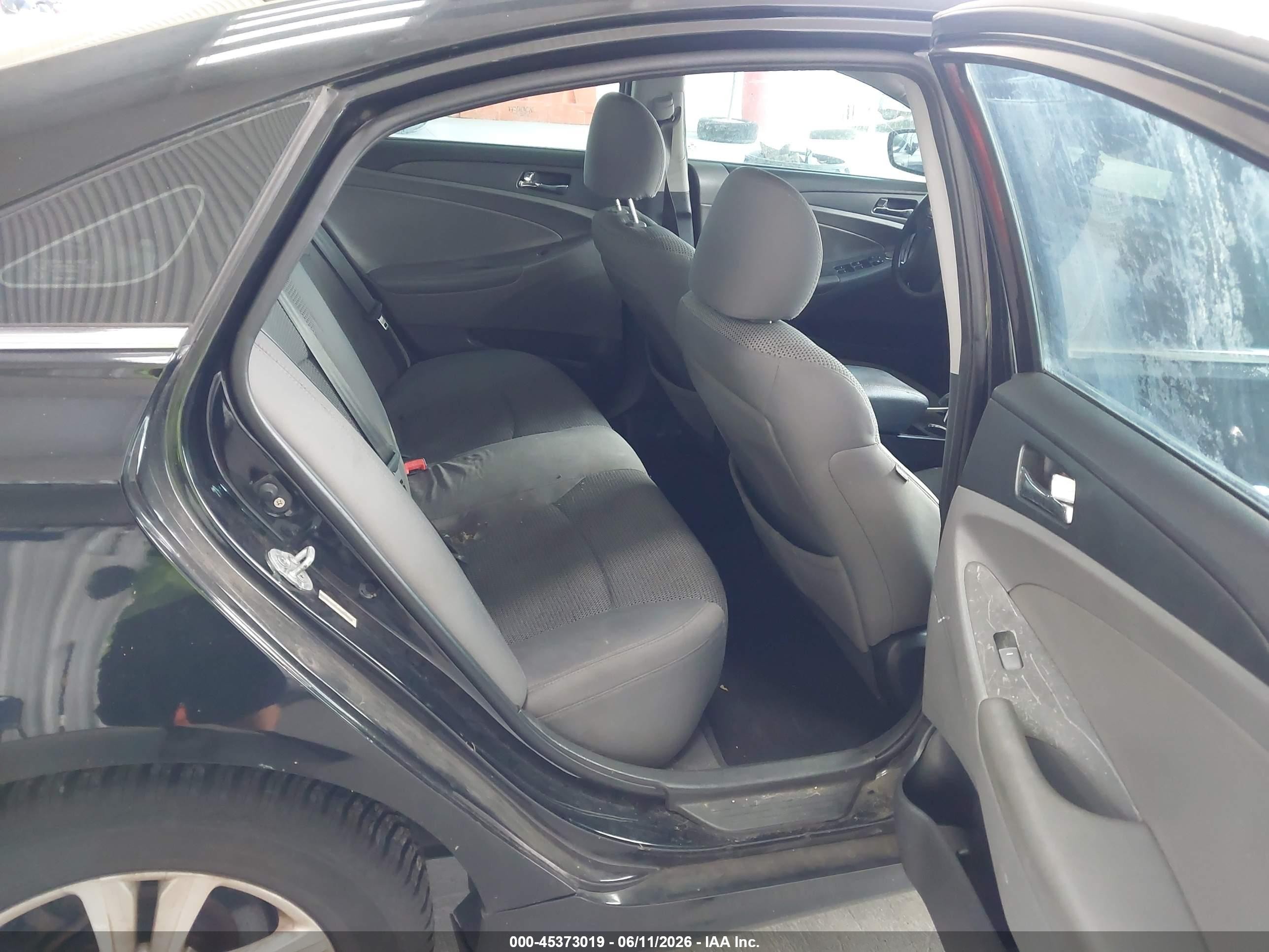 2011 Hyundai Sonata Gls Black vin: 5NPEB4AC1BH012633