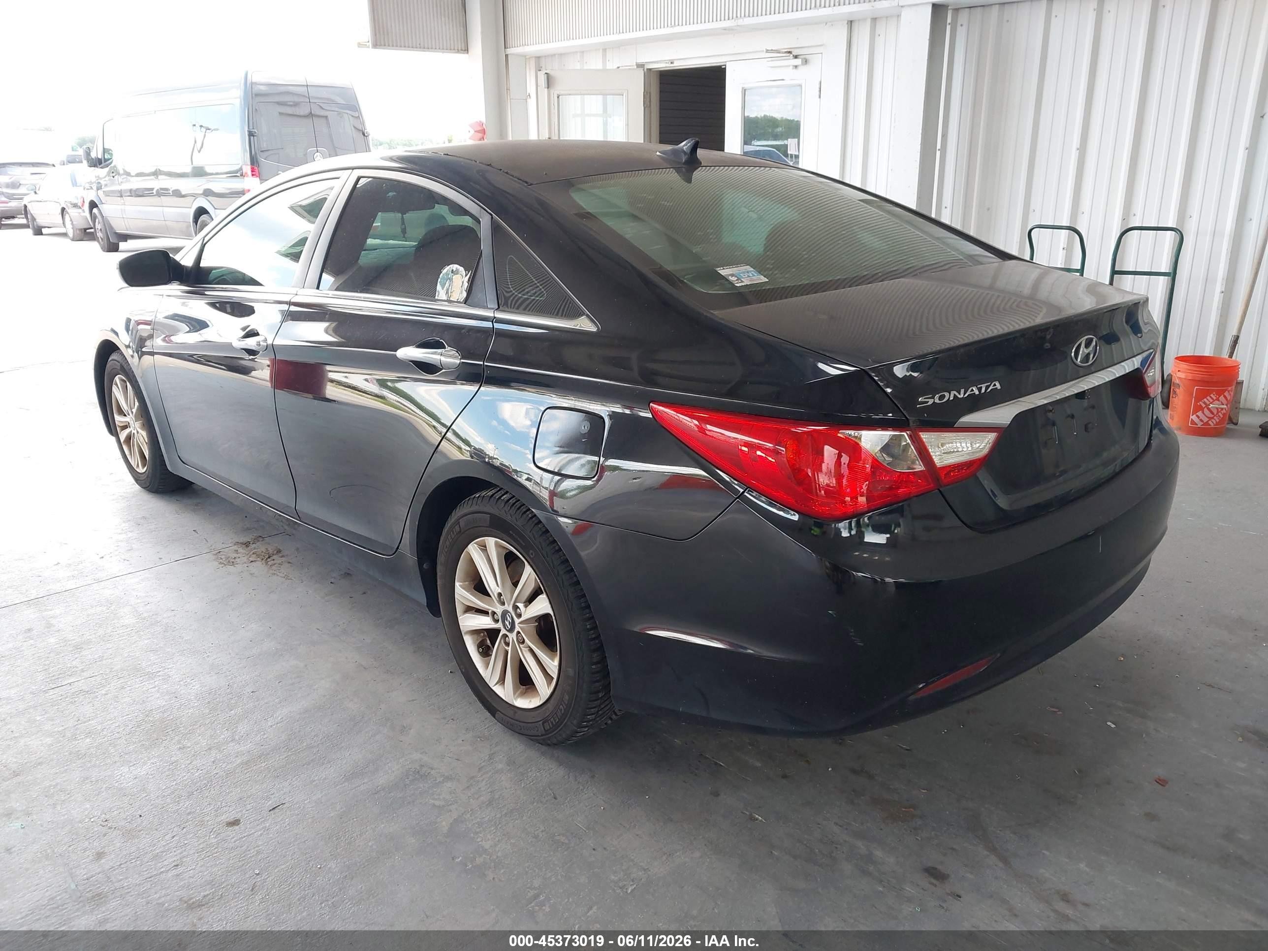 2011 Hyundai Sonata Gls Black vin: 5NPEB4AC1BH012633