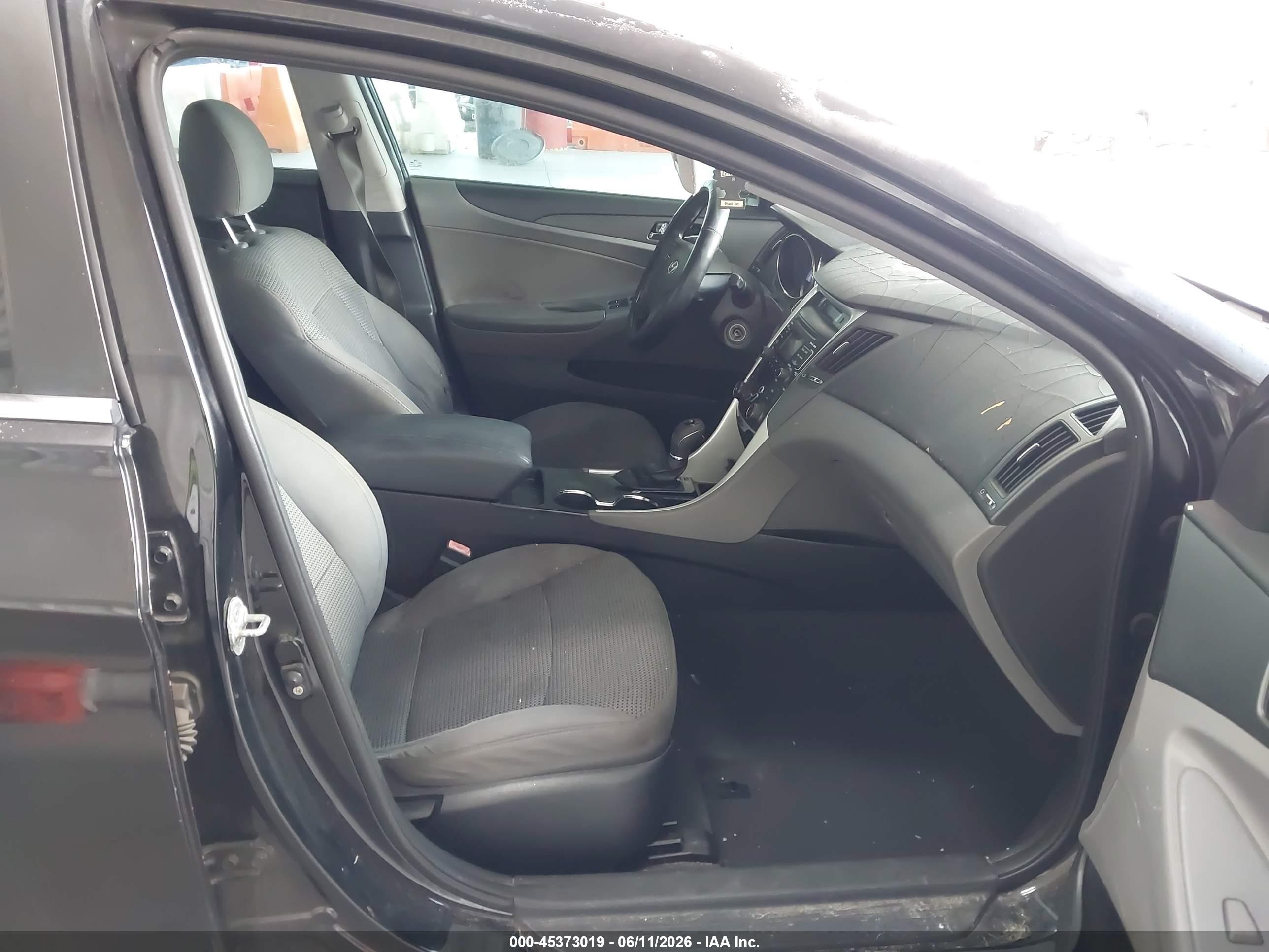2011 Hyundai Sonata Gls Black vin: 5NPEB4AC1BH012633
