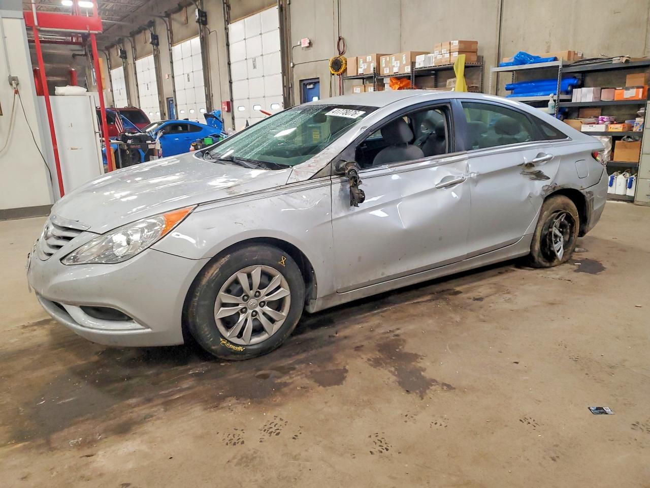 2011 Hyundai Sonata Gls Silver vin: 5NPEB4AC1BH014981