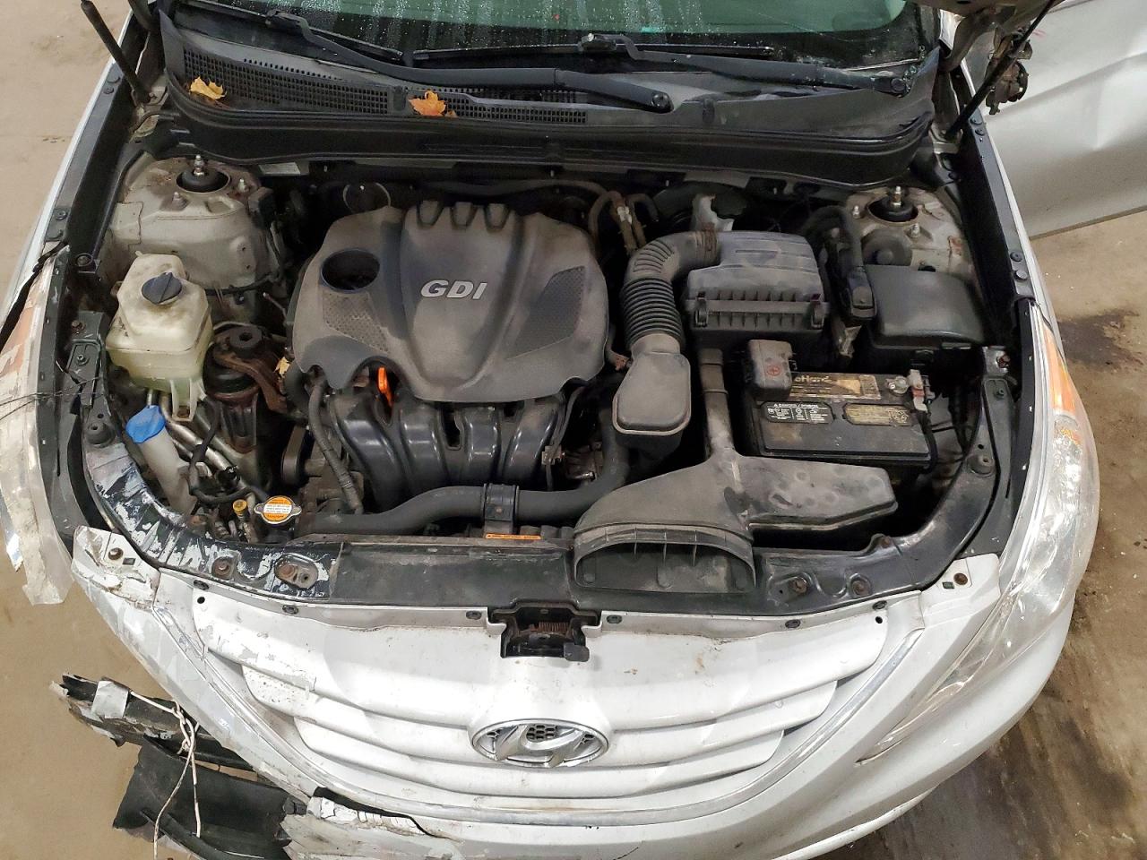 2011 Hyundai Sonata Gls Silver vin: 5NPEB4AC1BH014981