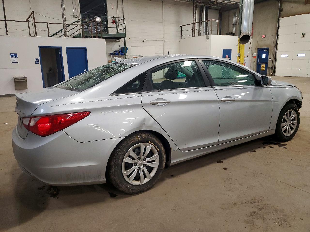 2011 Hyundai Sonata Gls Silver vin: 5NPEB4AC1BH014981