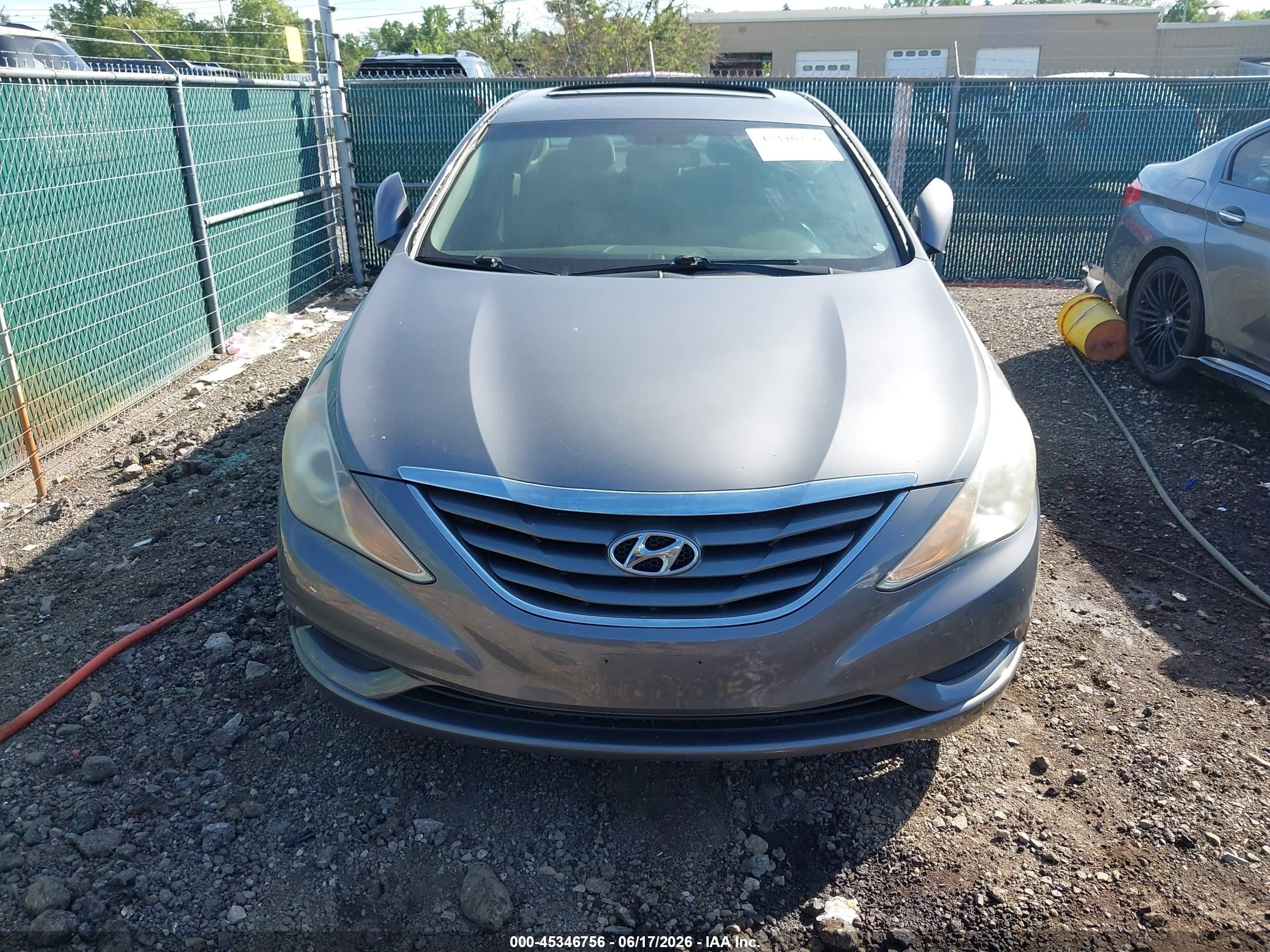 2011 Hyundai Sonata Gls Gray vin: 5NPEB4AC1BH015077
