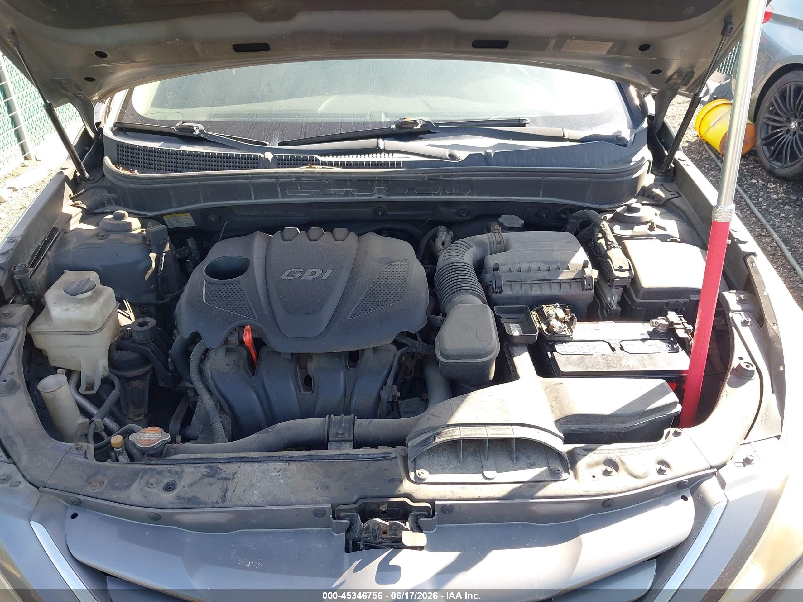 2011 Hyundai Sonata Gls Gray vin: 5NPEB4AC1BH015077