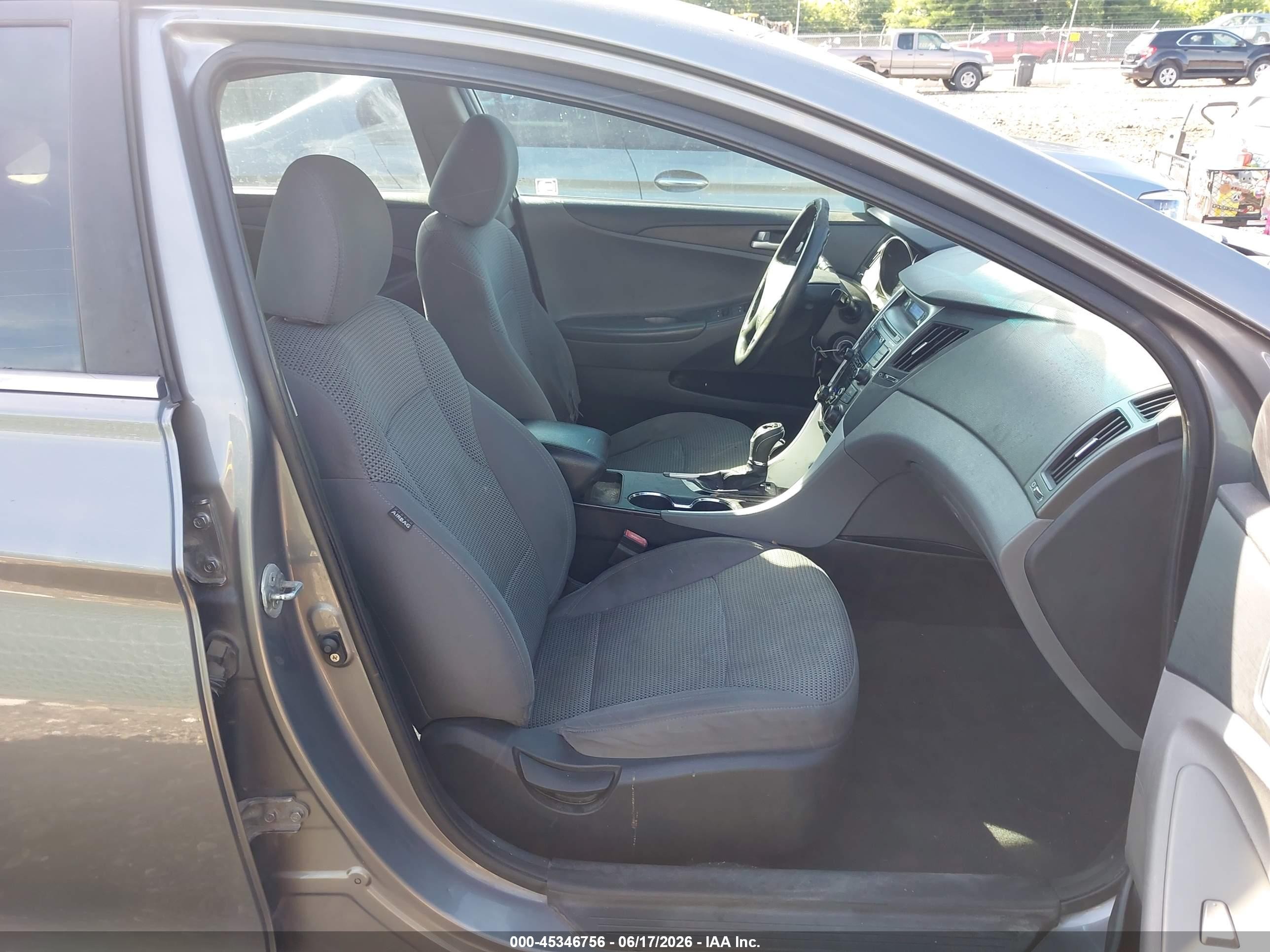2011 Hyundai Sonata Gls Gray vin: 5NPEB4AC1BH015077