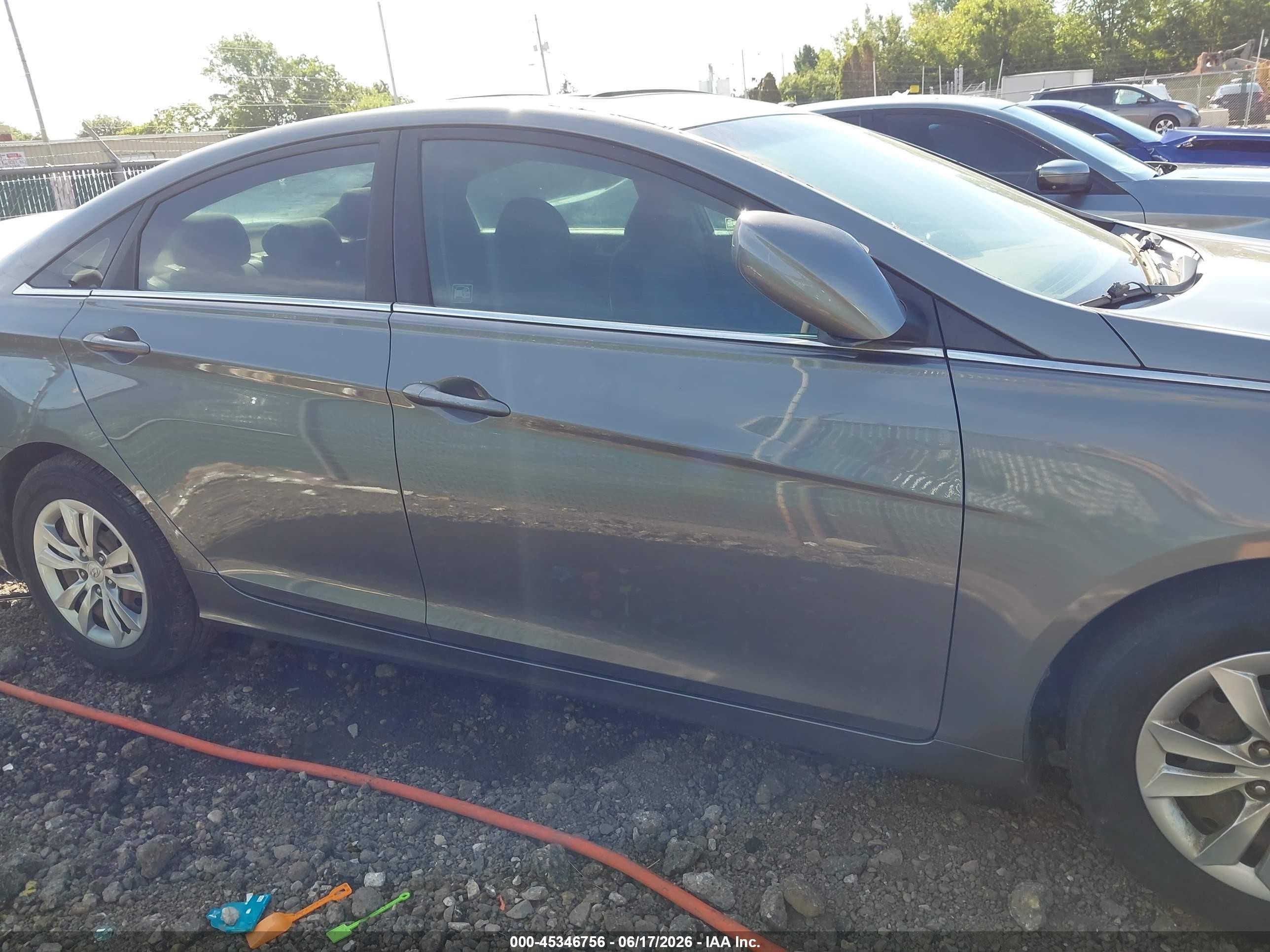 2011 Hyundai Sonata Gls Gray vin: 5NPEB4AC1BH015077