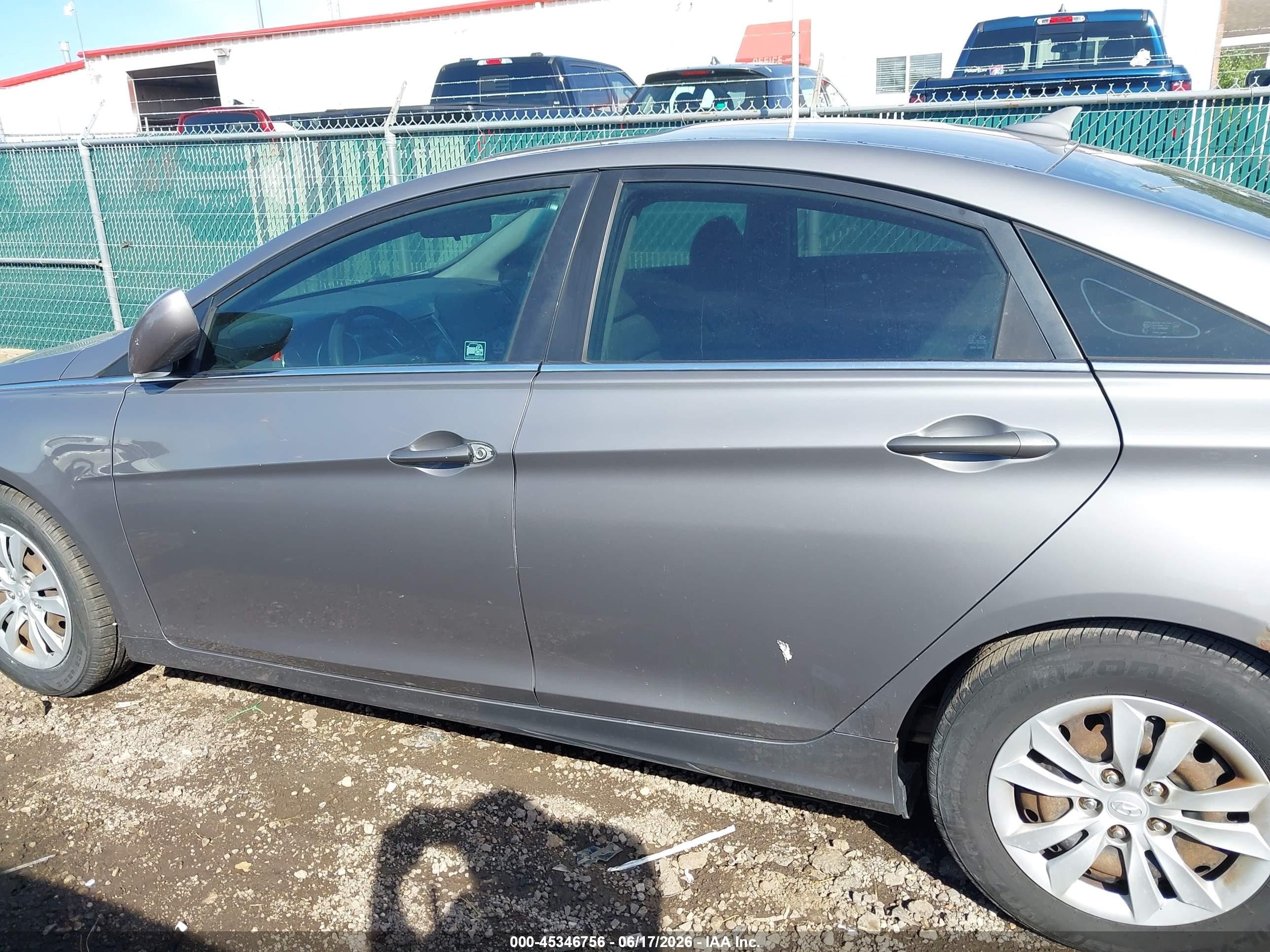 2011 Hyundai Sonata Gls Gray vin: 5NPEB4AC1BH015077