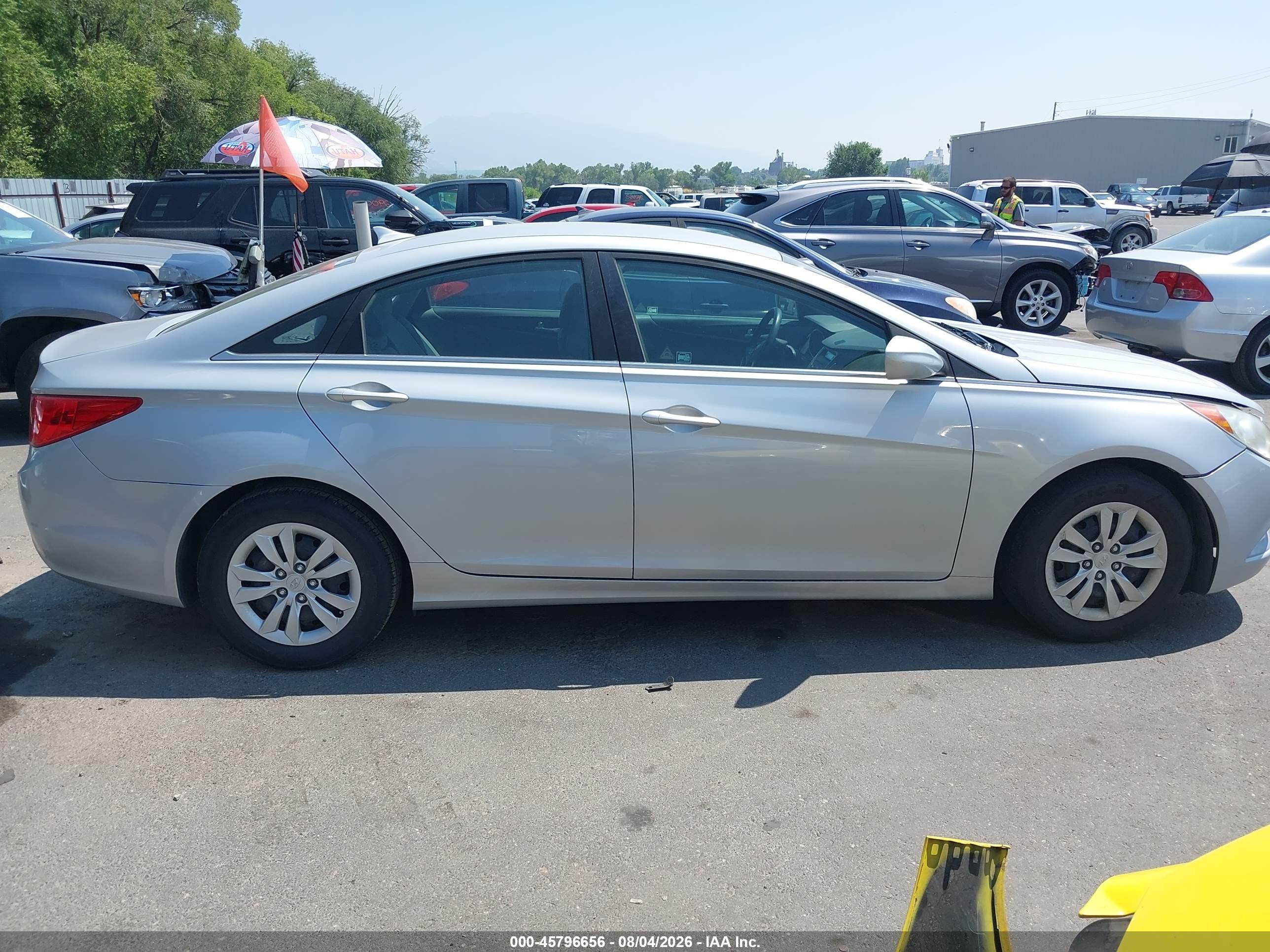 2011 Hyundai Sonata Gls Gray vin: 5NPEB4AC1BH025513