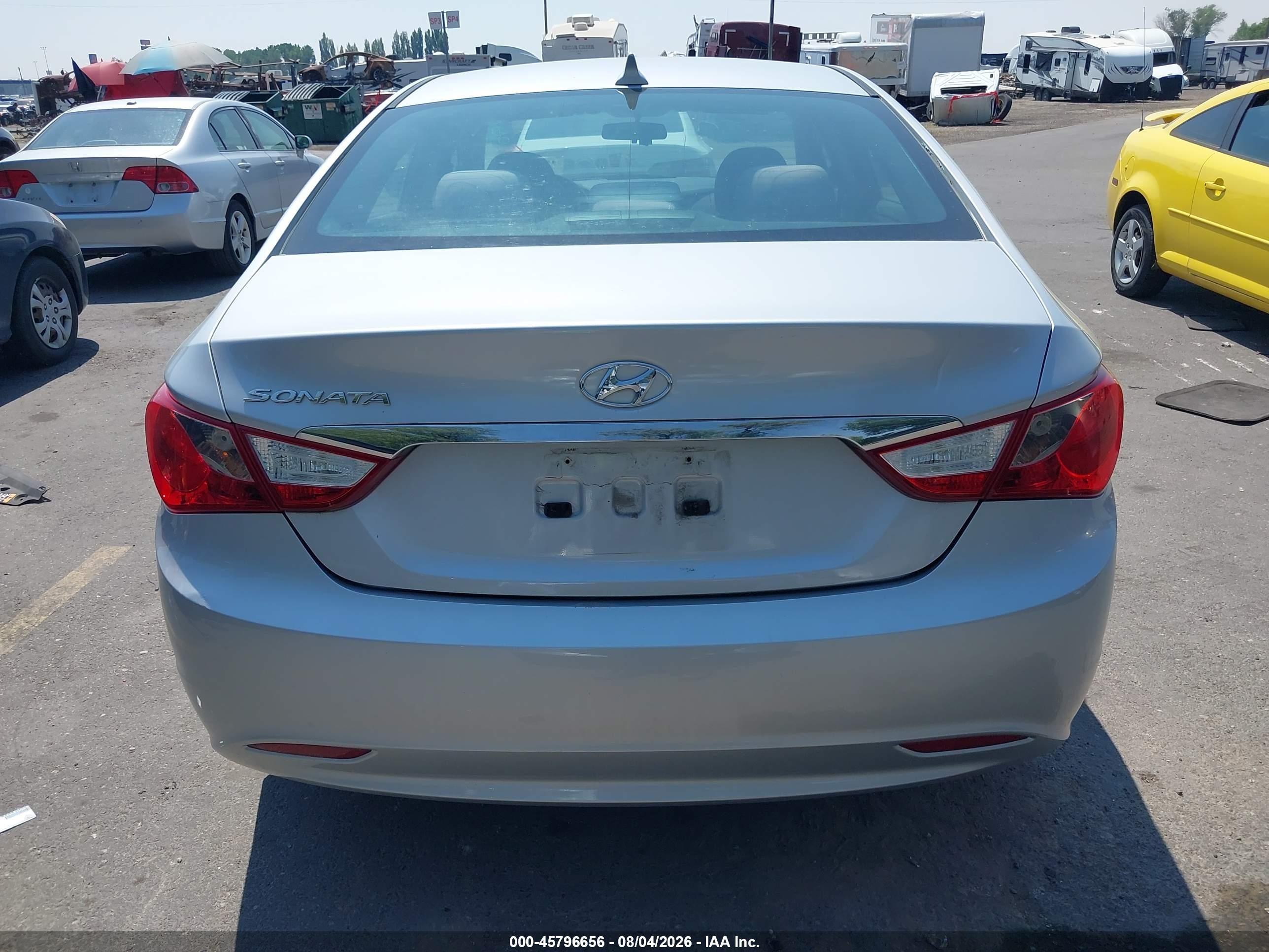 2011 Hyundai Sonata Gls Gray vin: 5NPEB4AC1BH025513