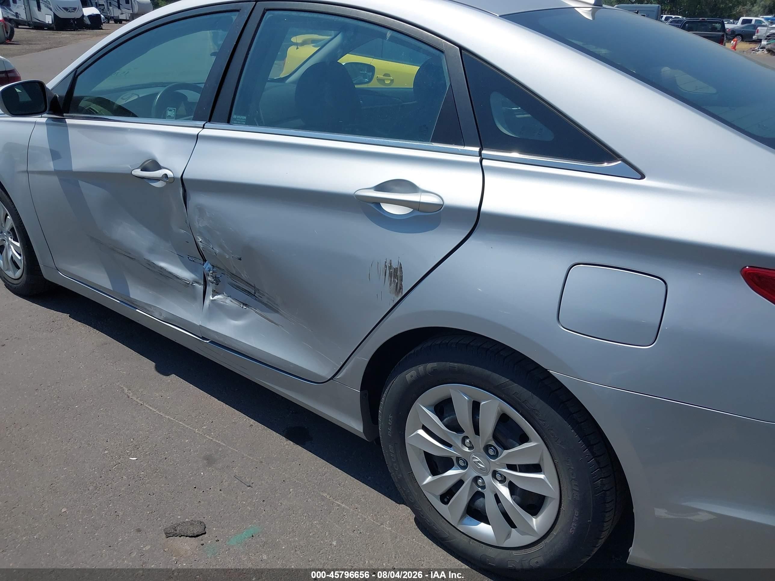 2011 Hyundai Sonata Gls Gray vin: 5NPEB4AC1BH025513