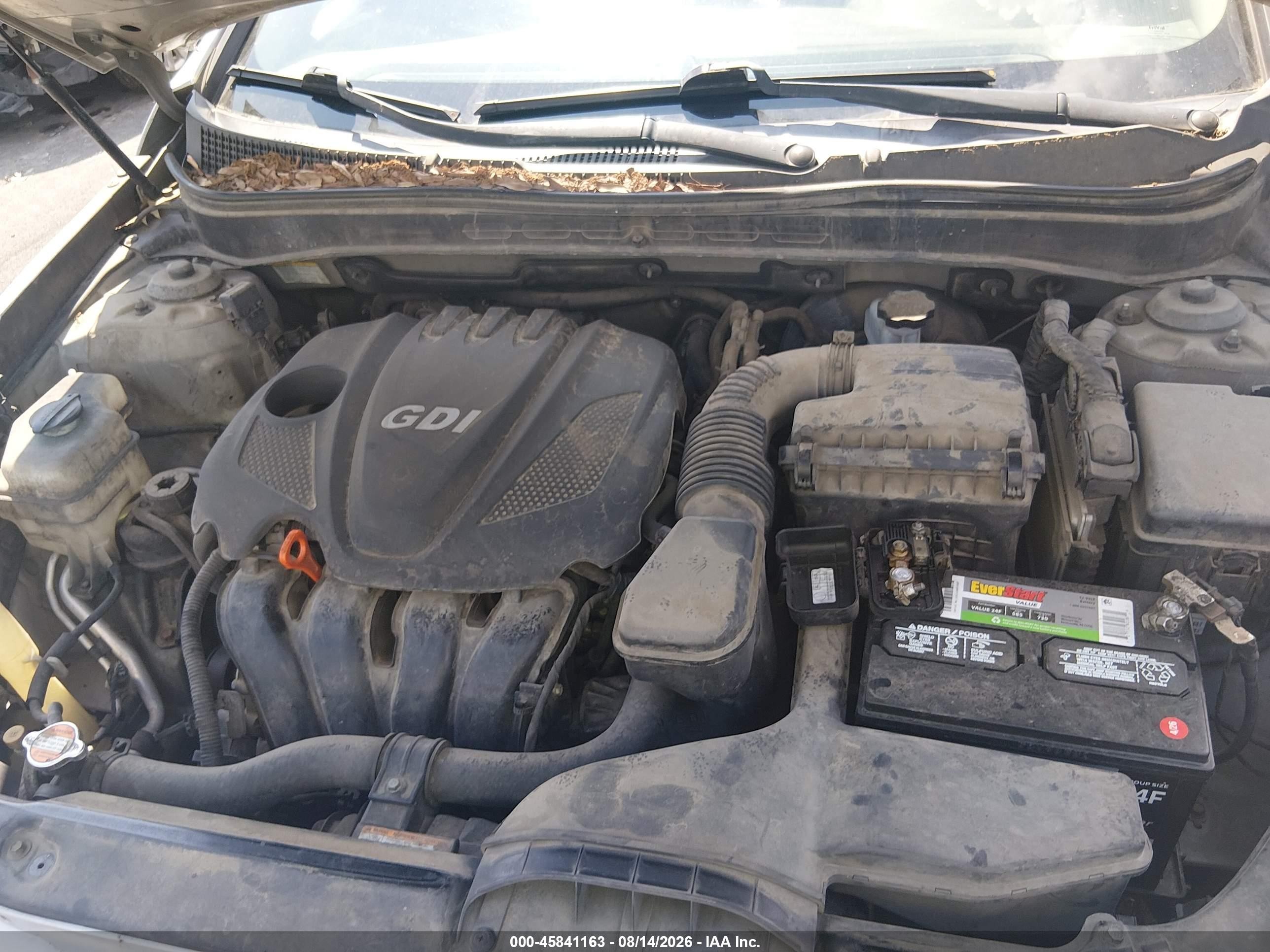 2011 Hyundai Sonata Gls Silver vin: 5NPEB4AC1BH055160