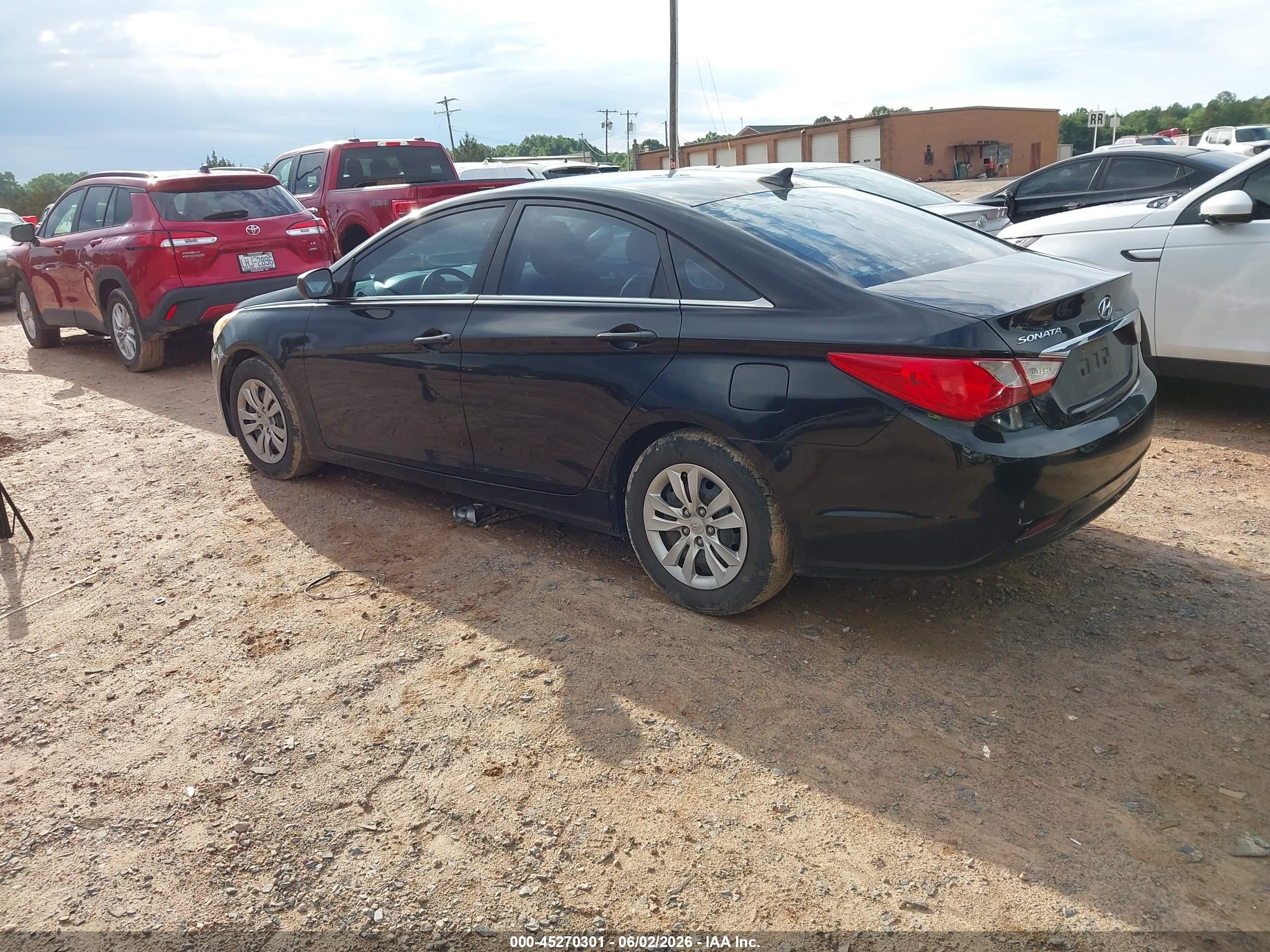 2011 Hyundai Sonata Gls Black vin: 5NPEB4AC1BH061394