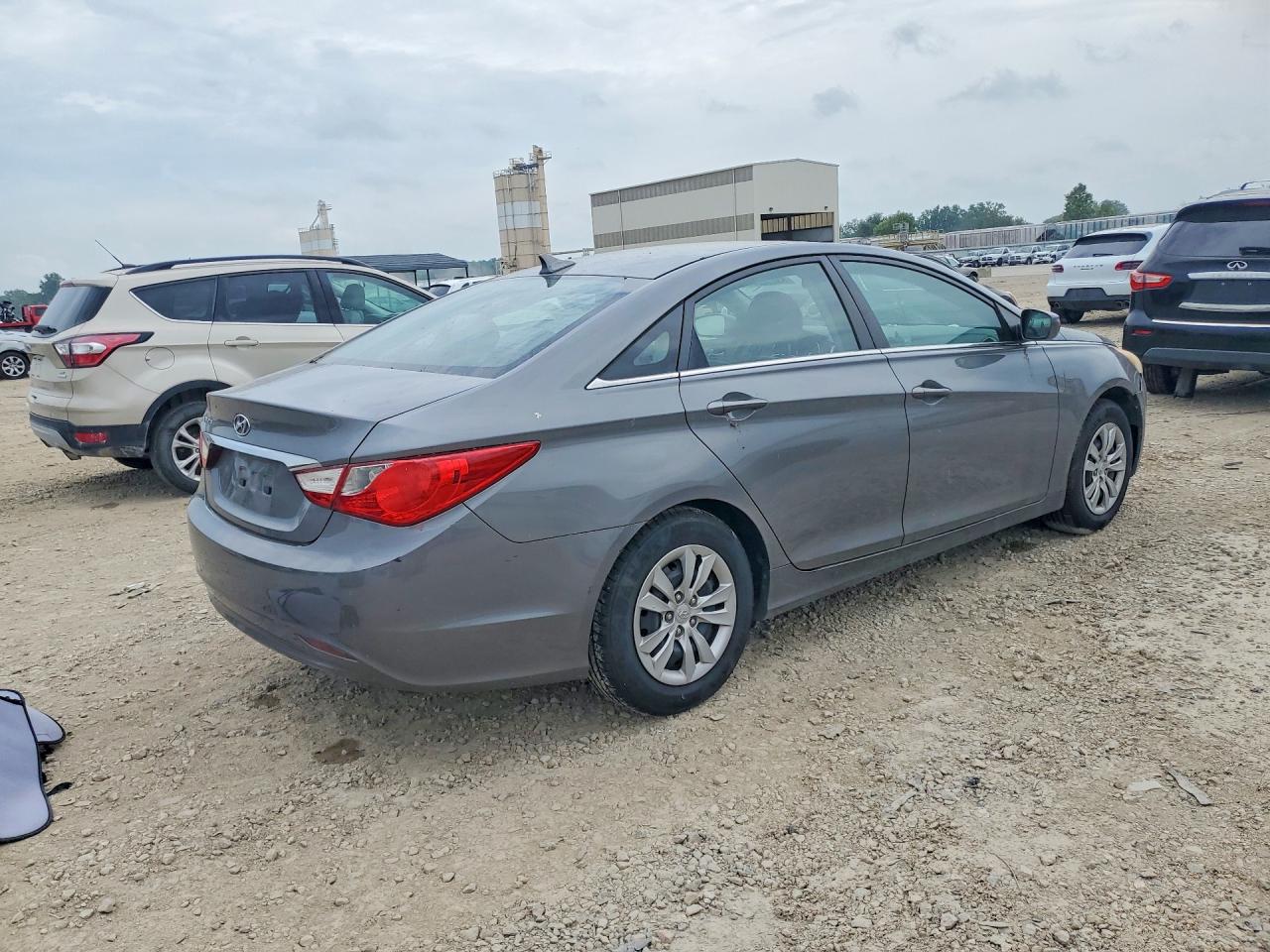 2011 Hyundai Sonata Gls Silver vin: 5NPEB4AC1BH062769