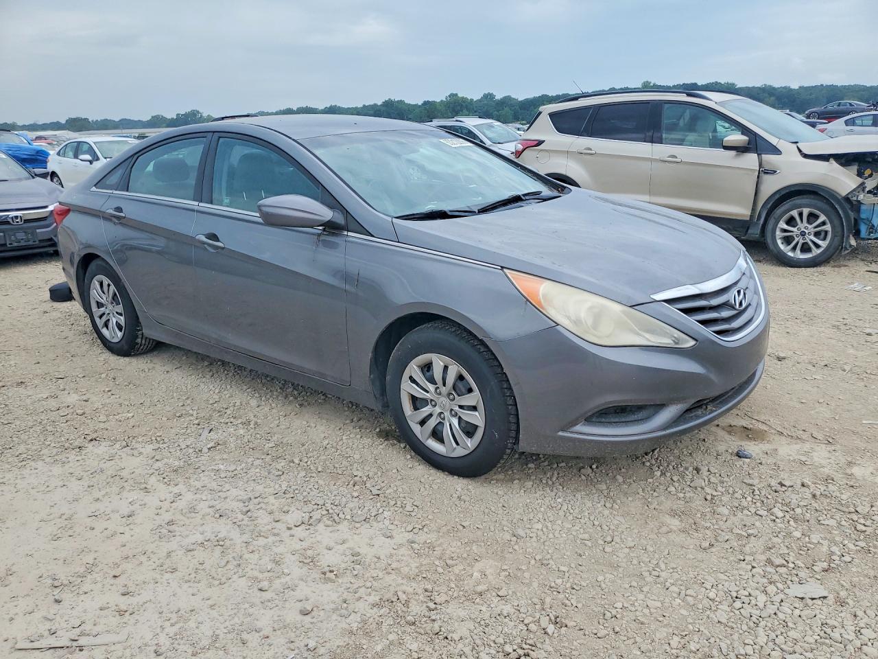 2011 Hyundai Sonata Gls Silver vin: 5NPEB4AC1BH062769
