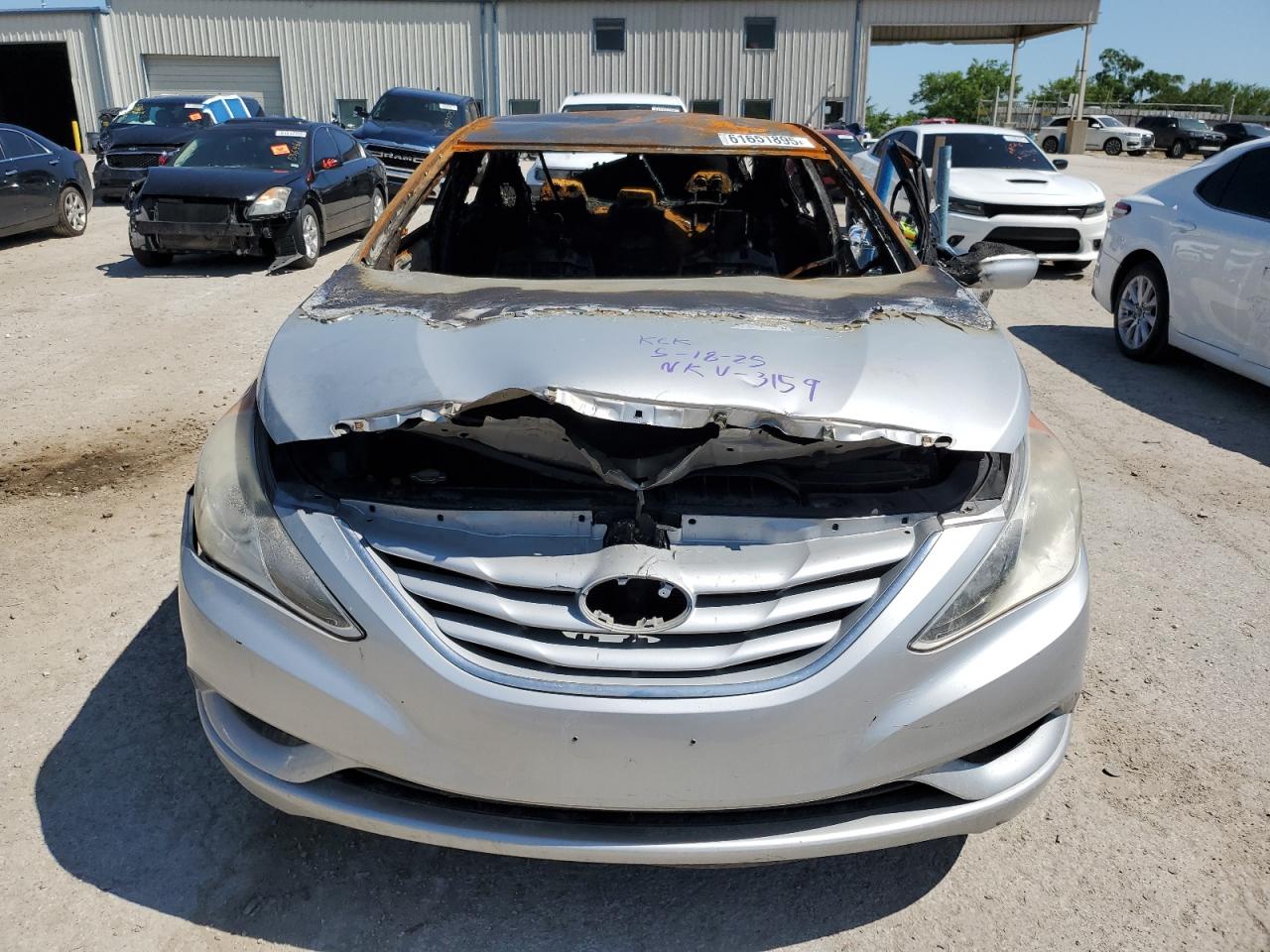 2011 Hyundai Sonata Gls Gray vin: 5NPEB4AC1BH063159