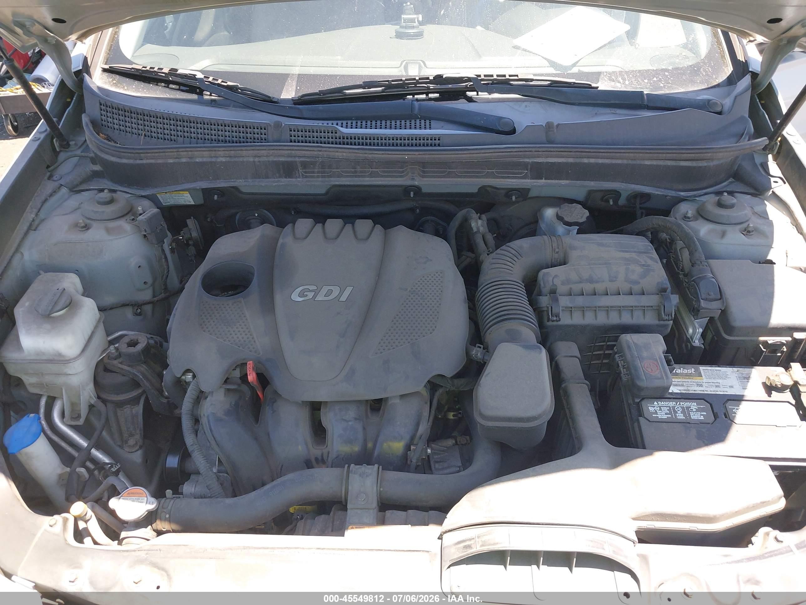 2011 Hyundai Sonata Gls Blue vin: 5NPEB4AC1BH064991