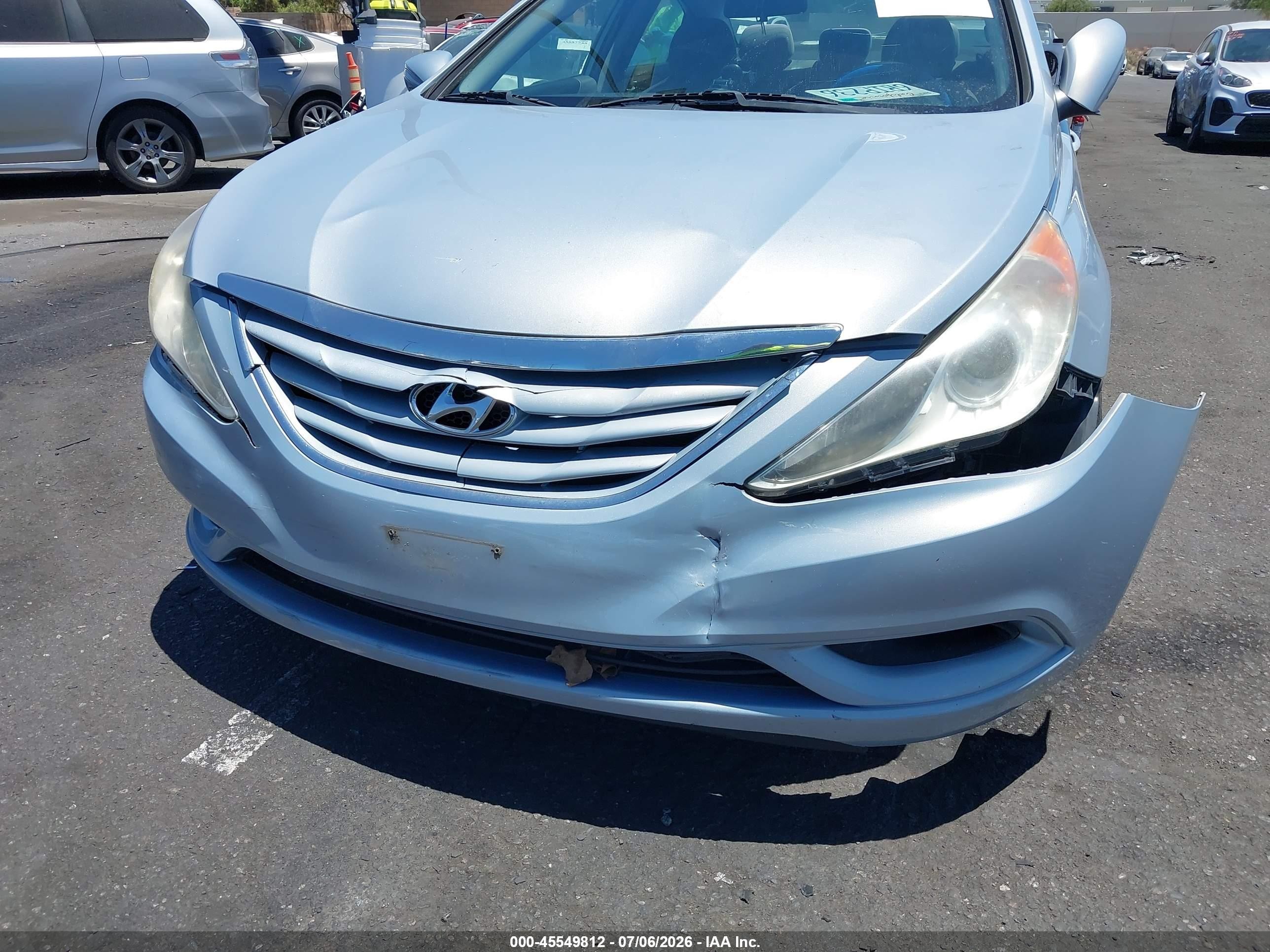 2011 Hyundai Sonata Gls Blue vin: 5NPEB4AC1BH064991