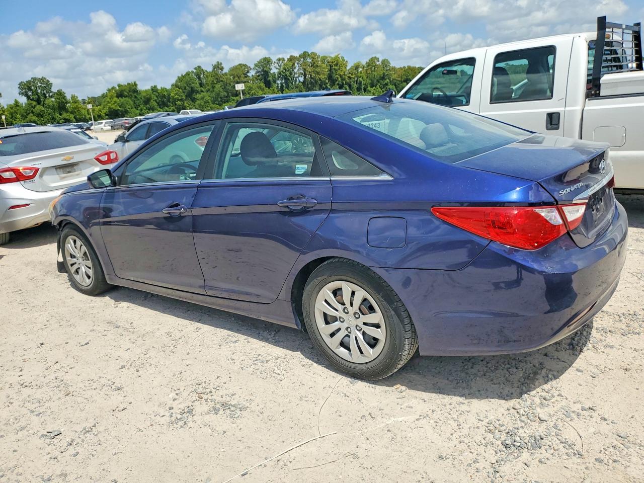 2011 Hyundai Sonata Gls Синий vin: 5NPEB4AC1BH072976