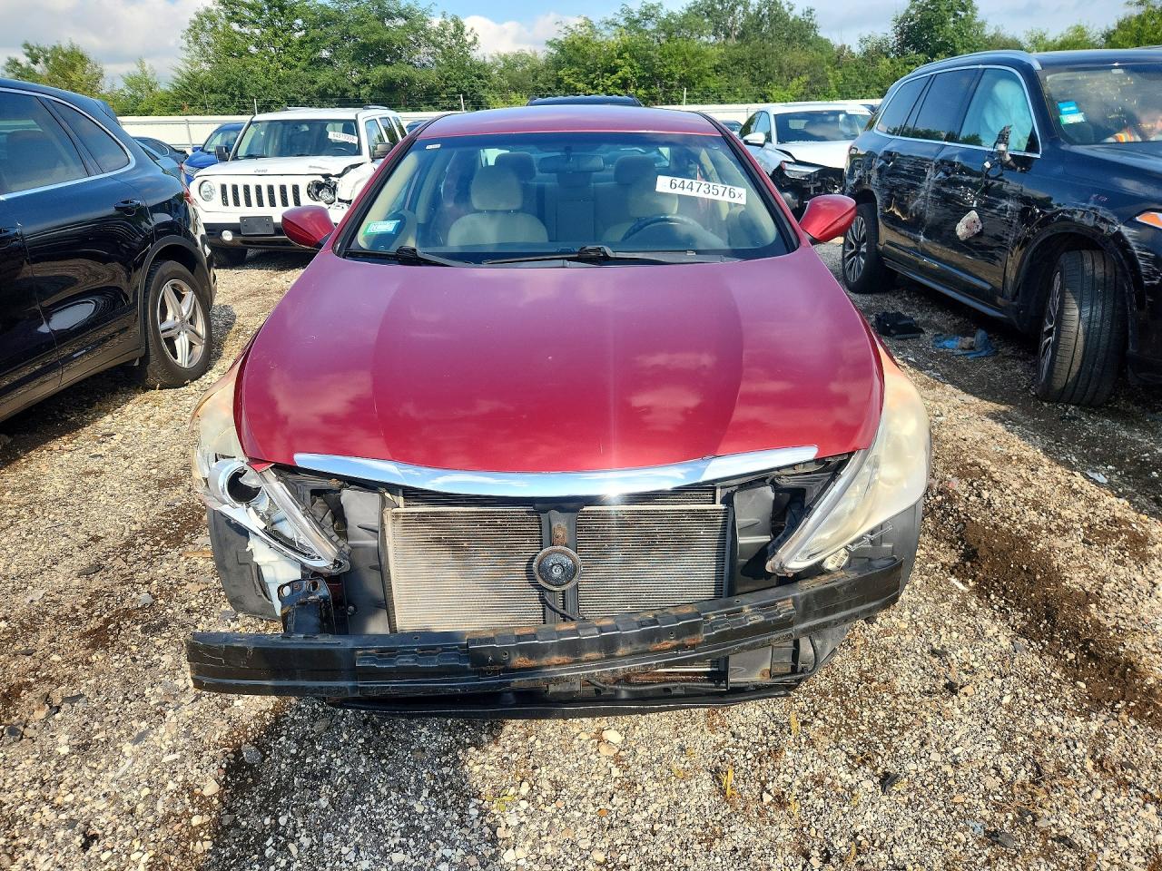 2011 Hyundai Sonata Gls Red vin: 5NPEB4AC1BH080463