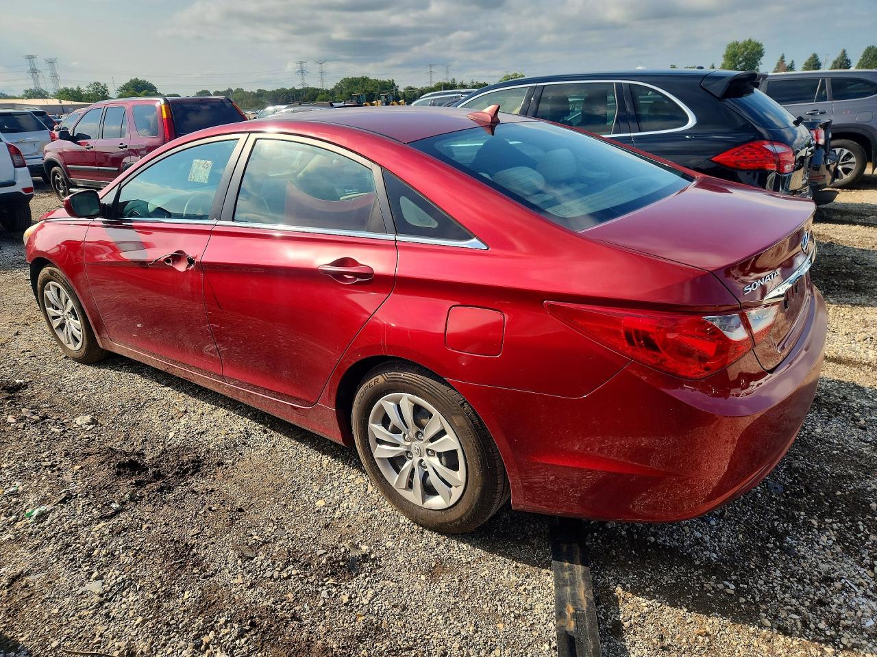 2011 Hyundai Sonata Gls Red vin: 5NPEB4AC1BH080463