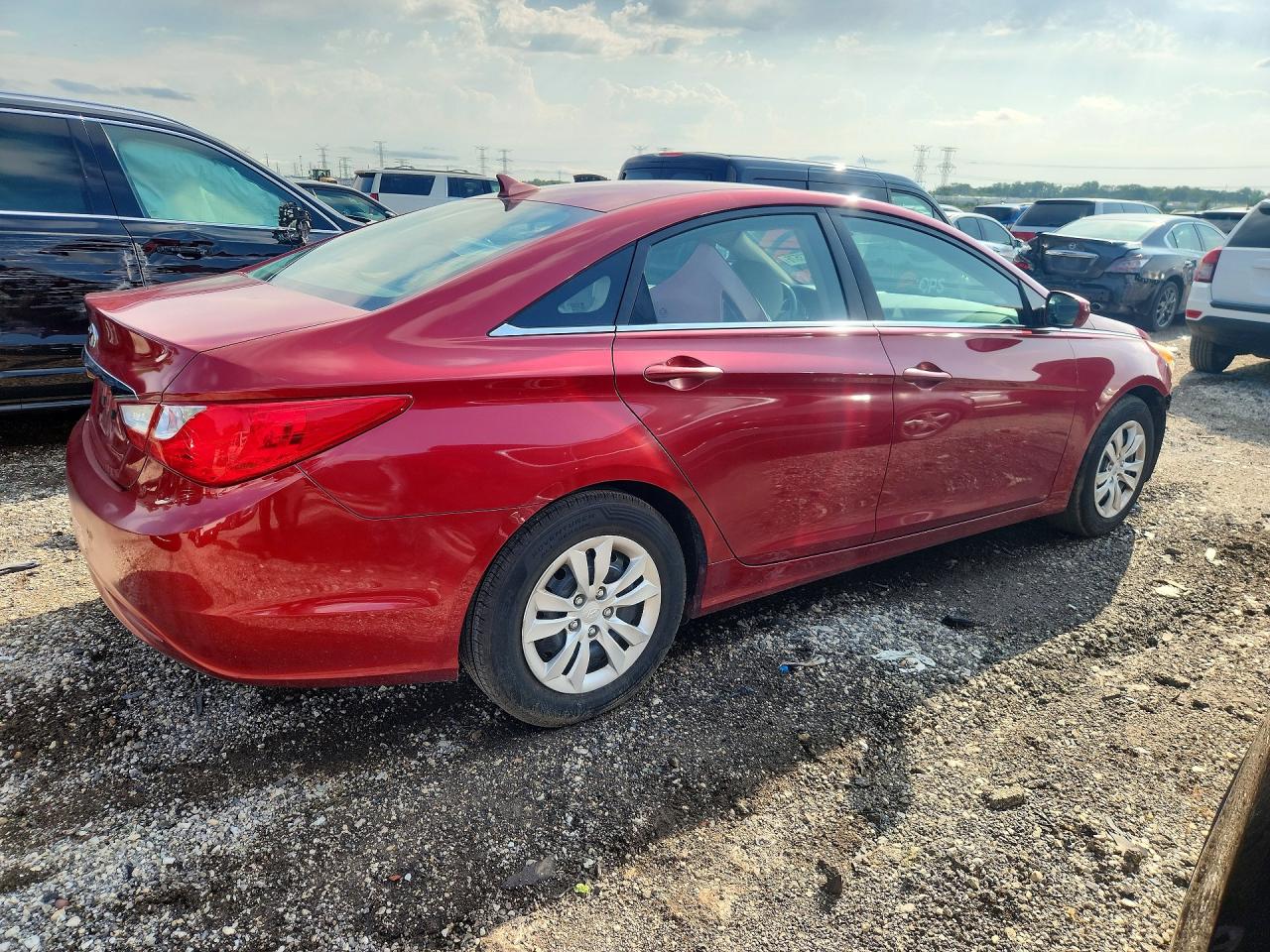 2011 Hyundai Sonata Gls Red vin: 5NPEB4AC1BH080463
