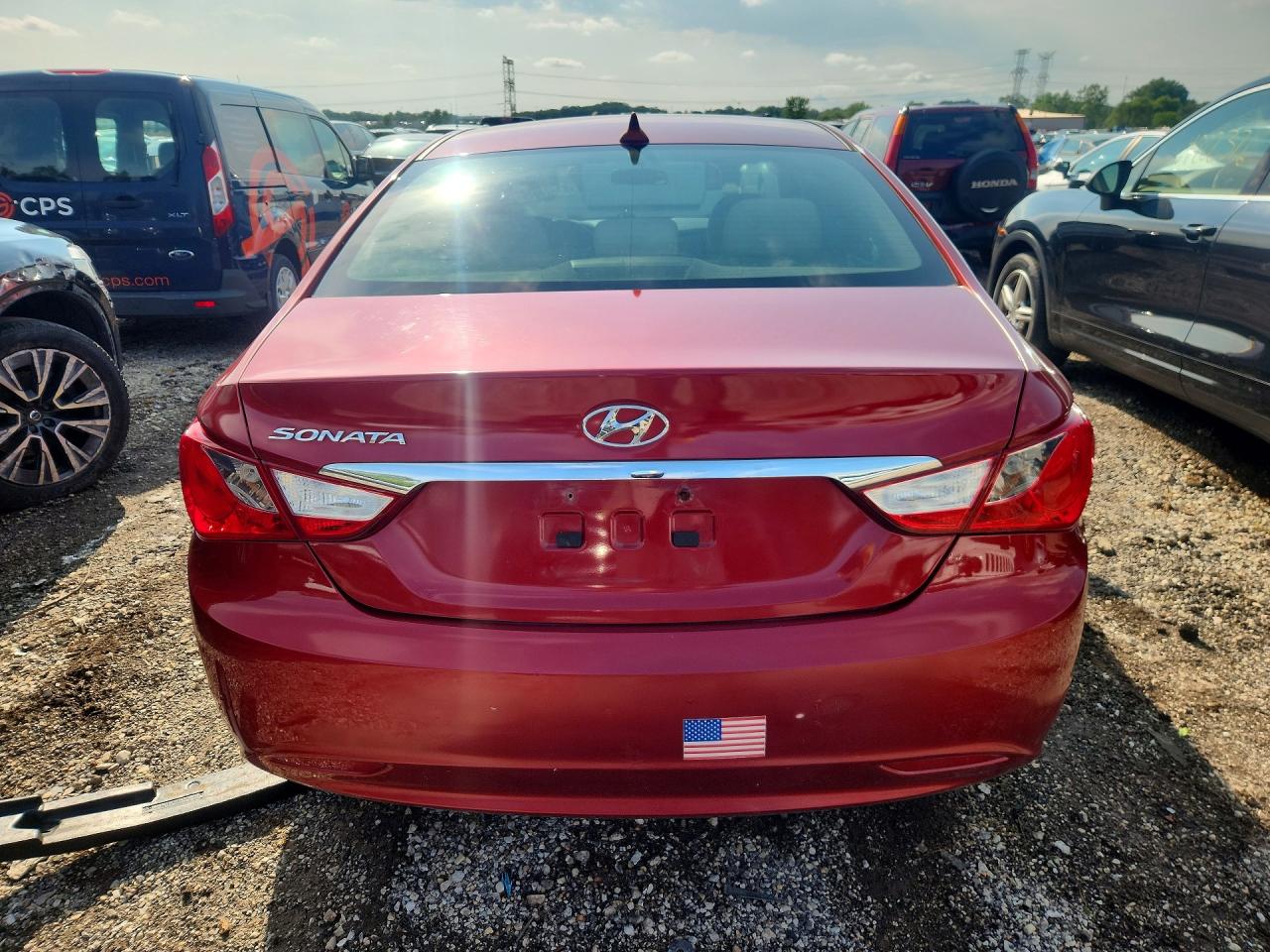 2011 Hyundai Sonata Gls Red vin: 5NPEB4AC1BH080463
