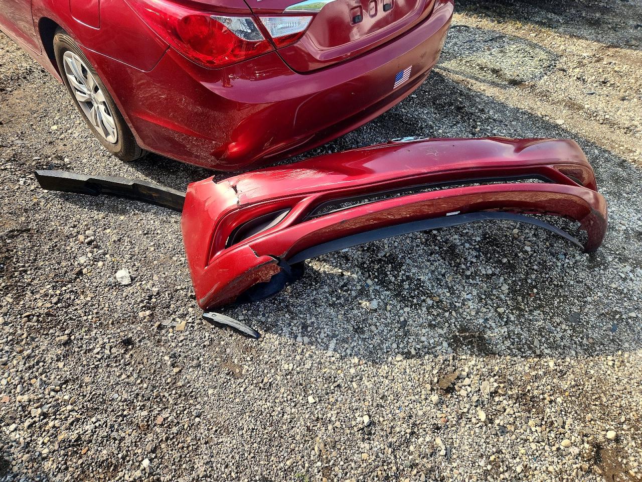2011 Hyundai Sonata Gls Red vin: 5NPEB4AC1BH080463