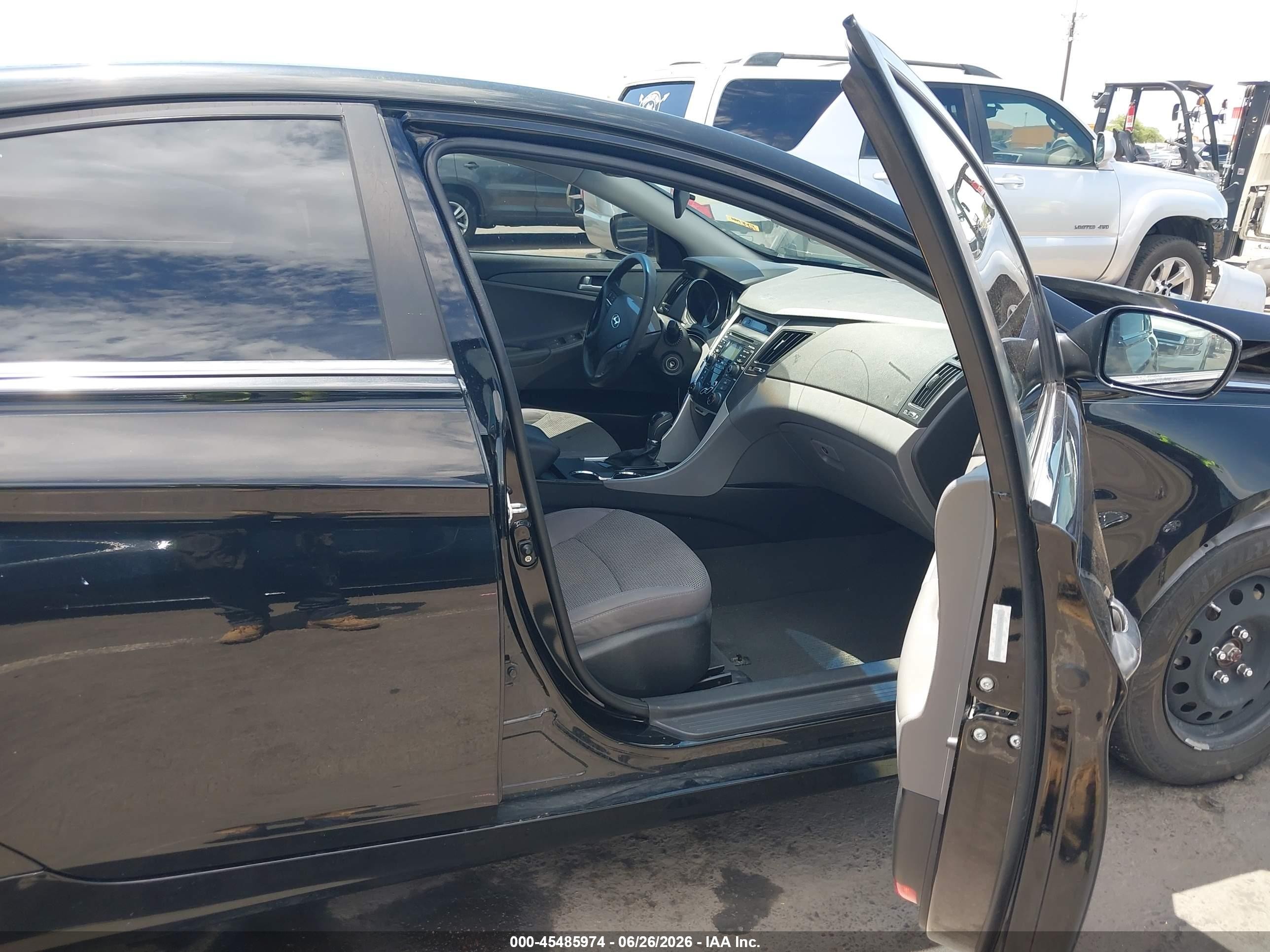 2011 Hyundai Sonata Gls Black vin: 5NPEB4AC1BH094539