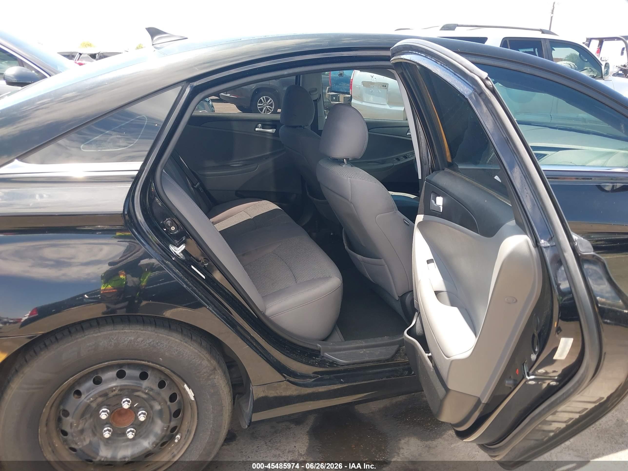 2011 Hyundai Sonata Gls Black vin: 5NPEB4AC1BH094539