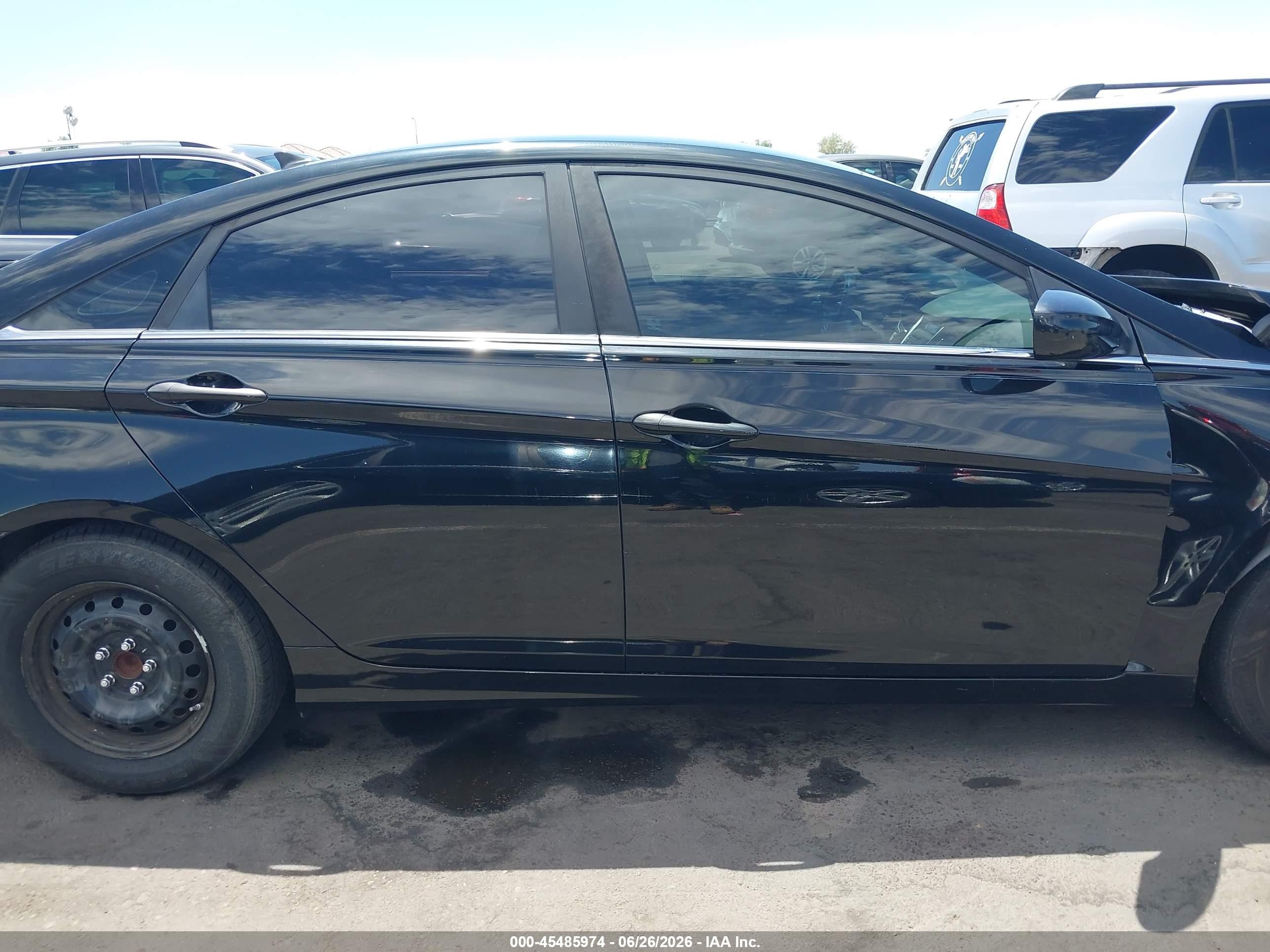 2011 Hyundai Sonata Gls Black vin: 5NPEB4AC1BH094539