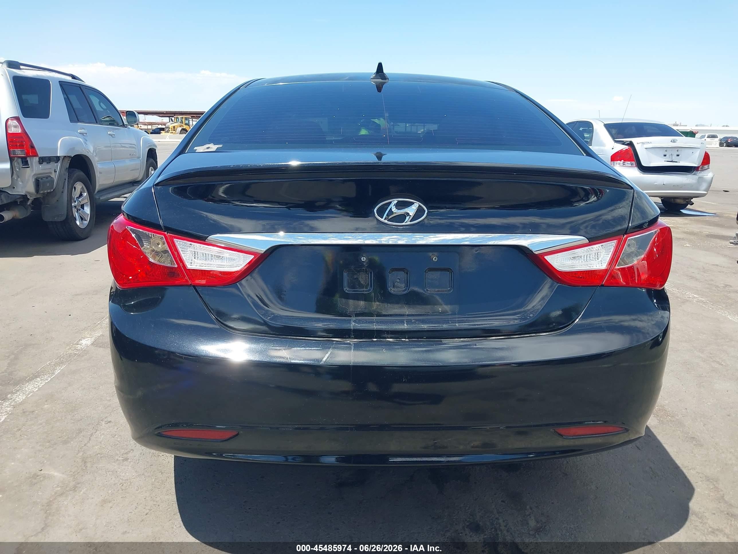 2011 Hyundai Sonata Gls Black vin: 5NPEB4AC1BH094539