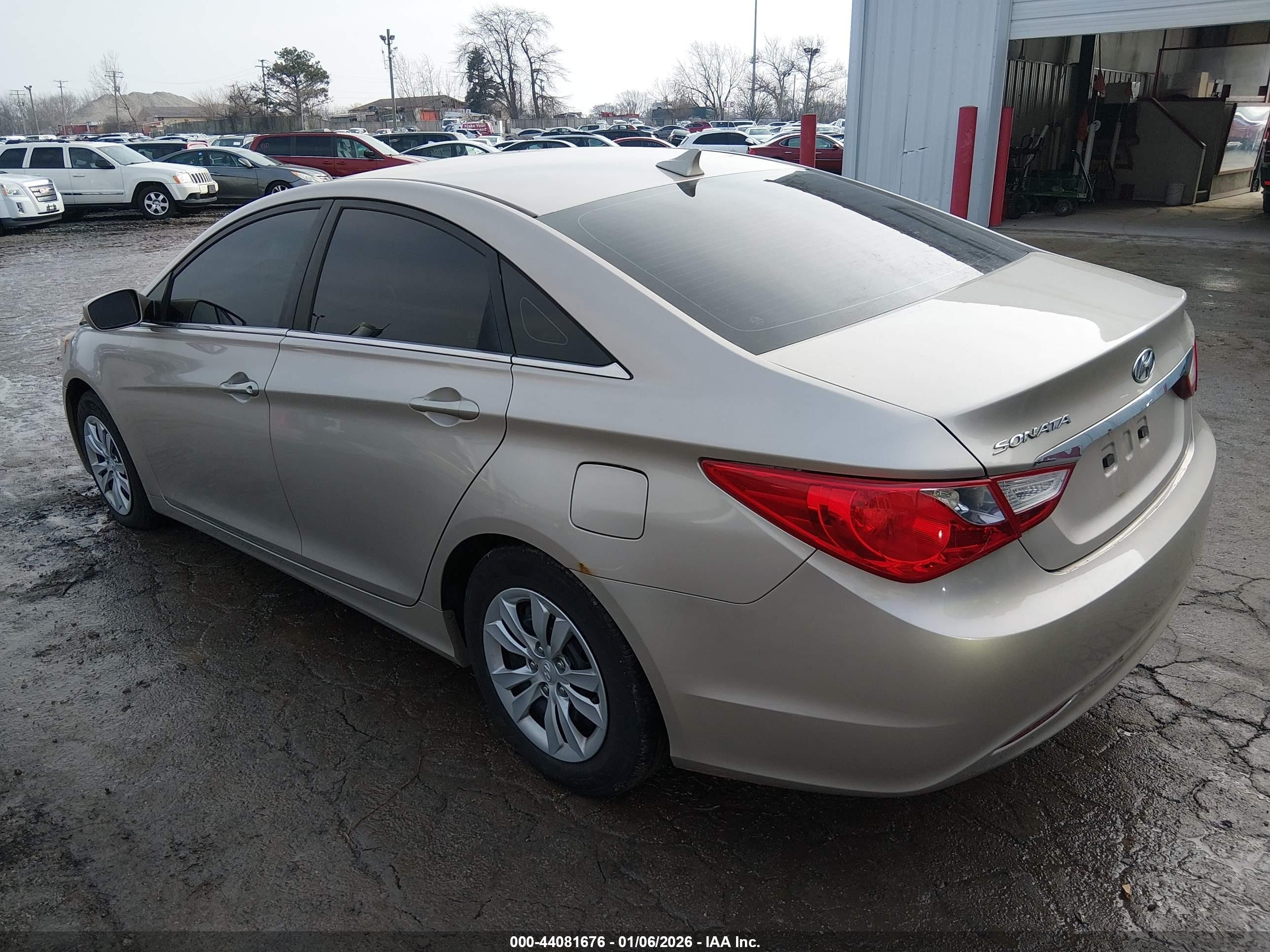 2011 Hyundai Sonata Gls Cream vin: 5NPEB4AC1BH094928