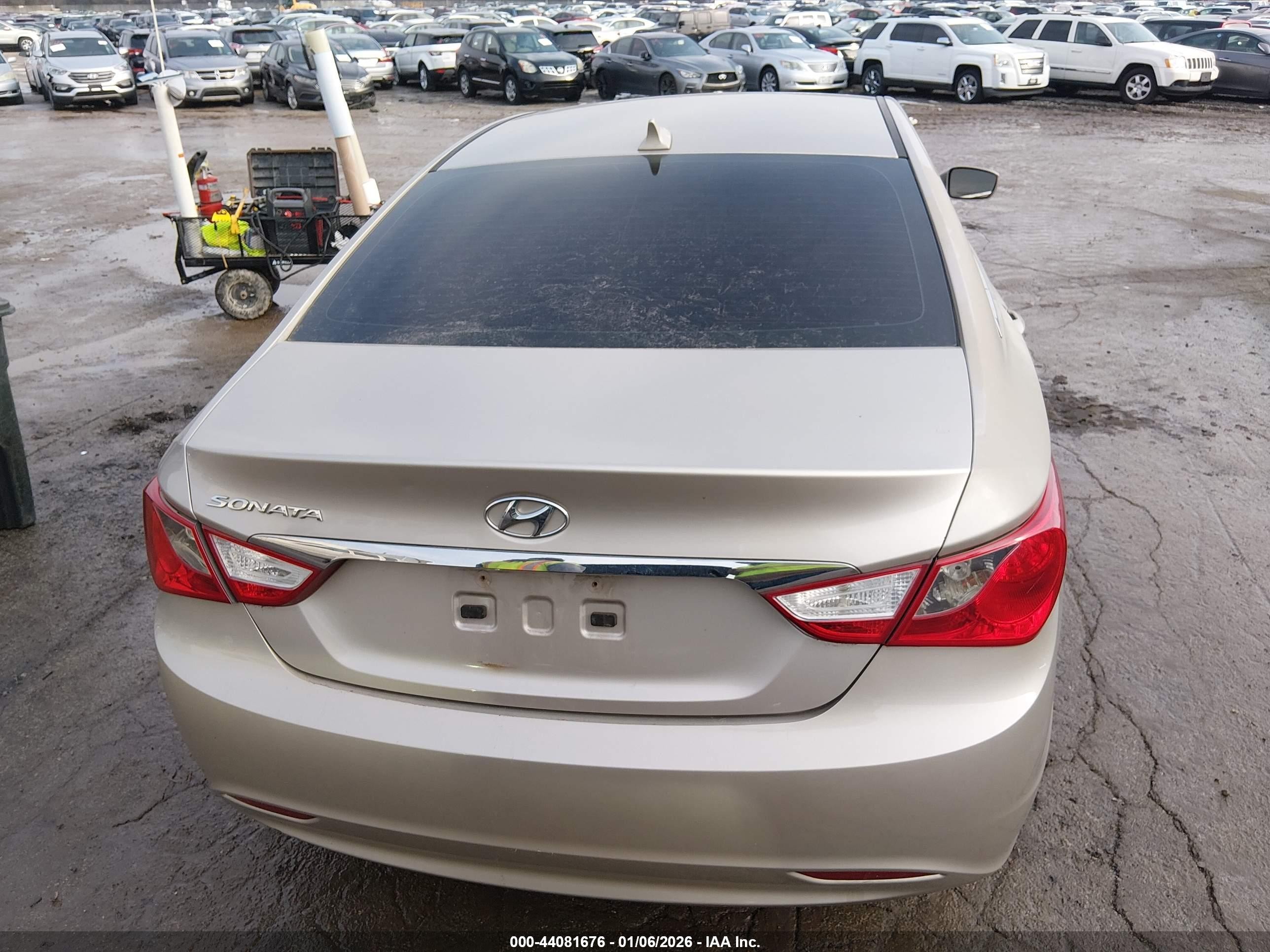 2011 Hyundai Sonata Gls Cream vin: 5NPEB4AC1BH094928