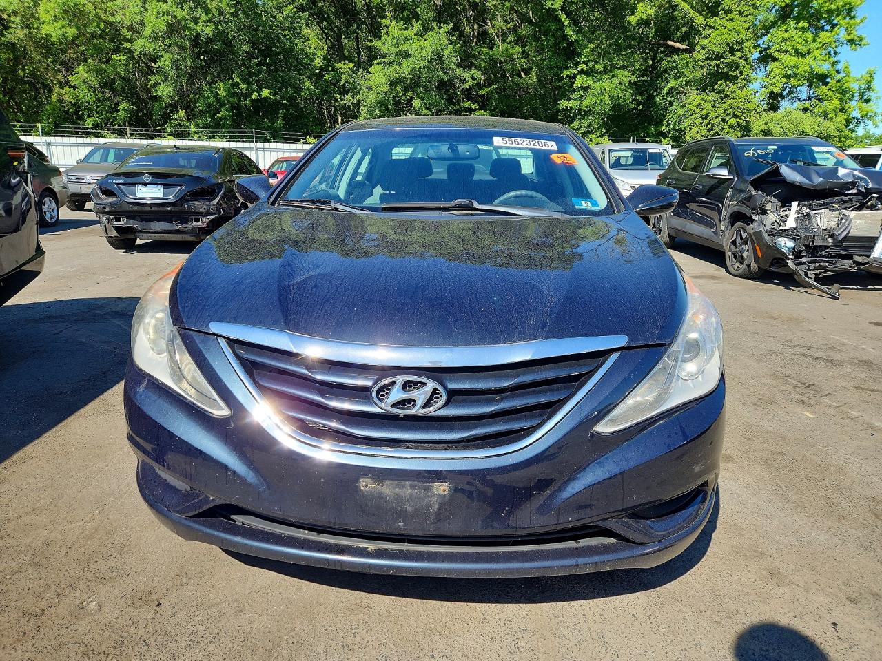 2011 Hyundai Sonata Gls Blue vin: 5NPEB4AC1BH103823