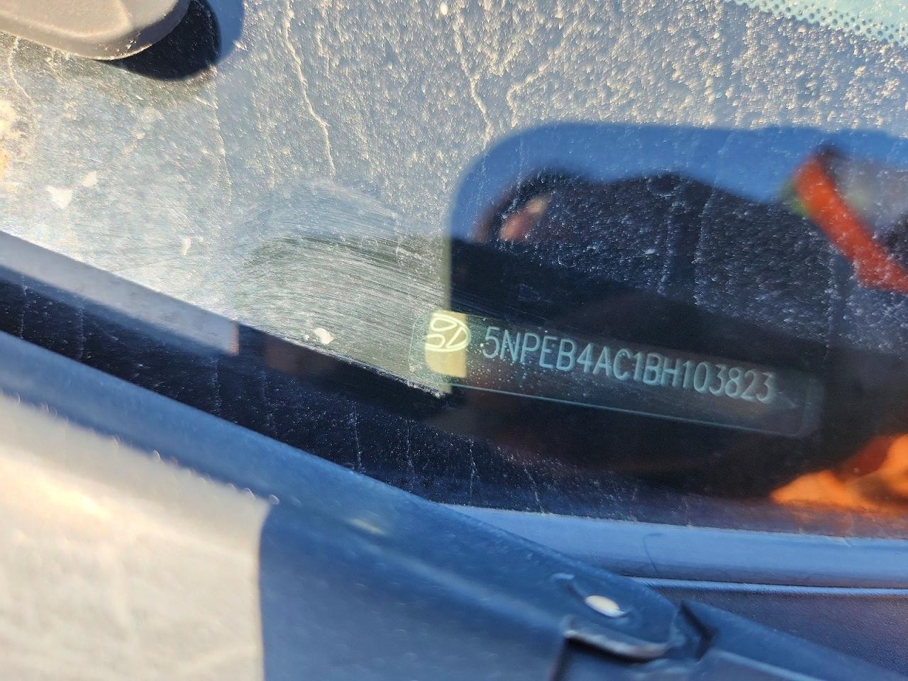 2011 Hyundai Sonata Gls Blue vin: 5NPEB4AC1BH103823