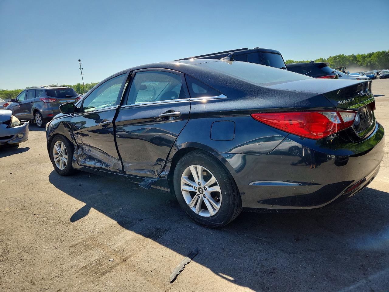 2011 Hyundai Sonata Gls Blue vin: 5NPEB4AC1BH103823