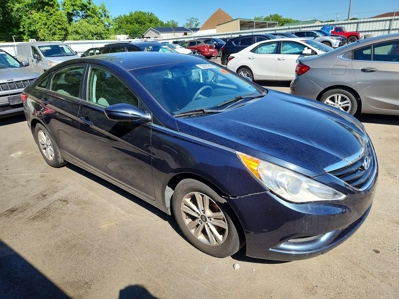 2011 Hyundai Sonata Gls Blue vin: 5NPEB4AC1BH103823