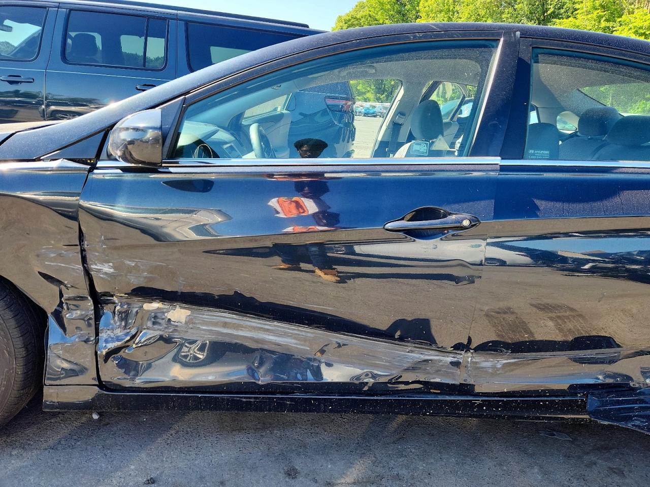 2011 Hyundai Sonata Gls Blue vin: 5NPEB4AC1BH103823