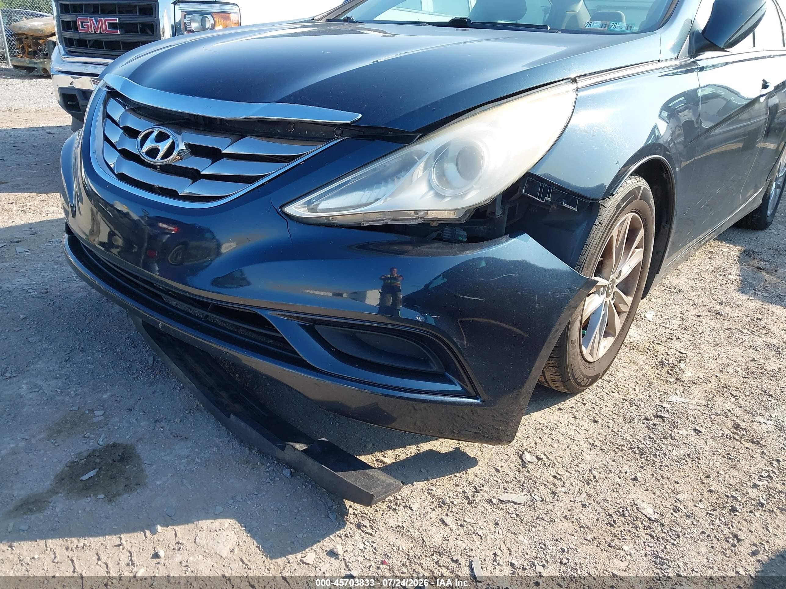 2011 Hyundai Sonata Gls Black vin: 5NPEB4AC1BH103837