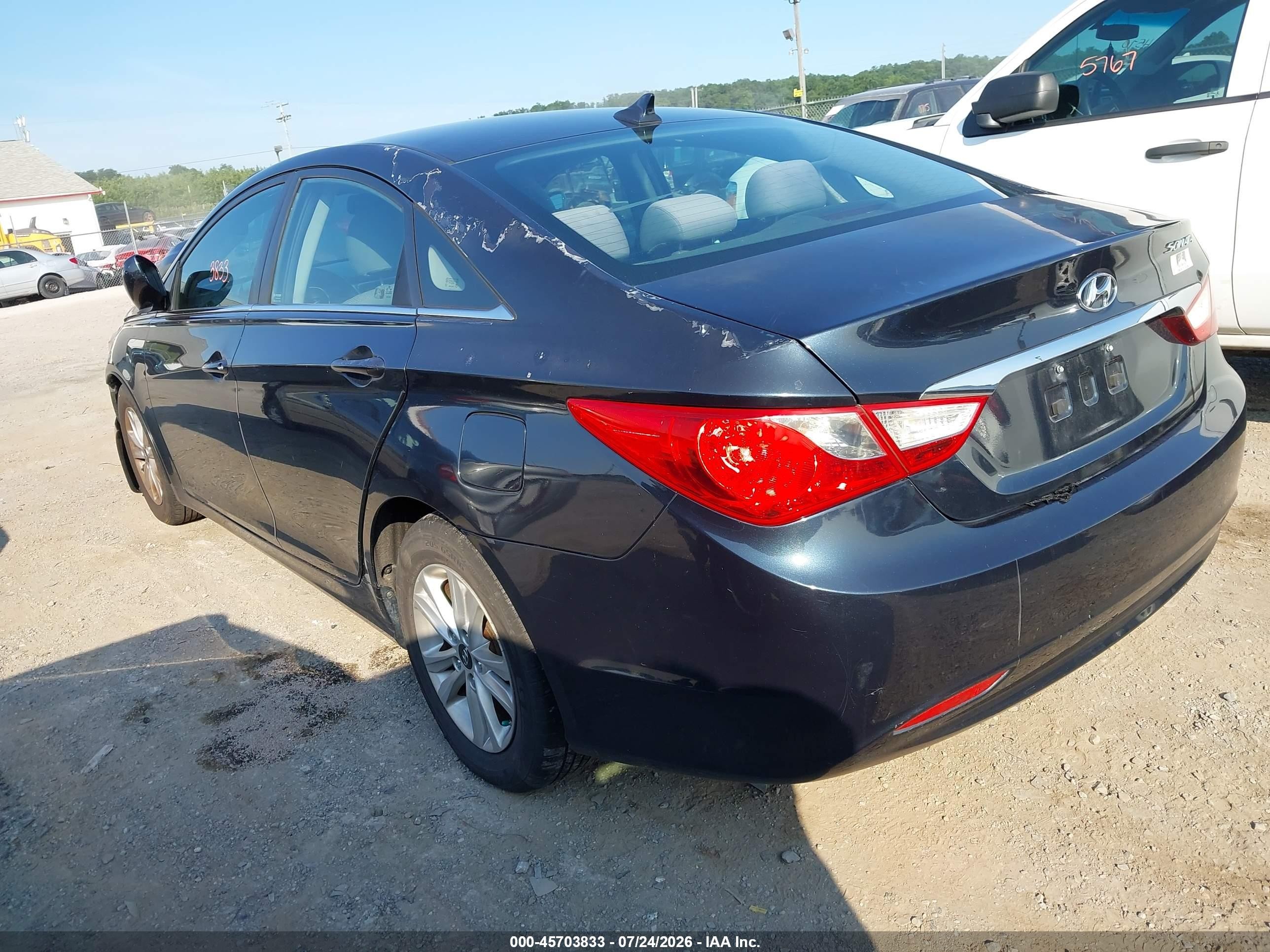 2011 Hyundai Sonata Gls Black vin: 5NPEB4AC1BH103837