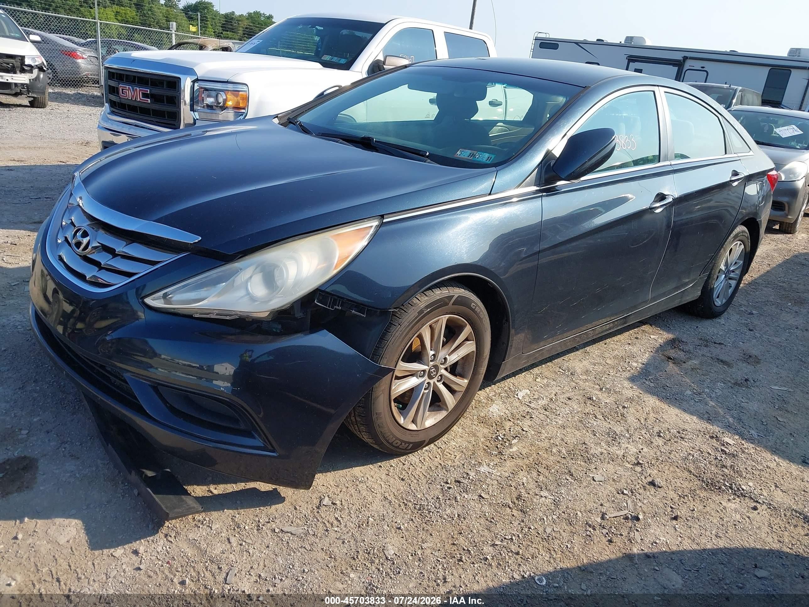 2011 Hyundai Sonata Gls Black vin: 5NPEB4AC1BH103837