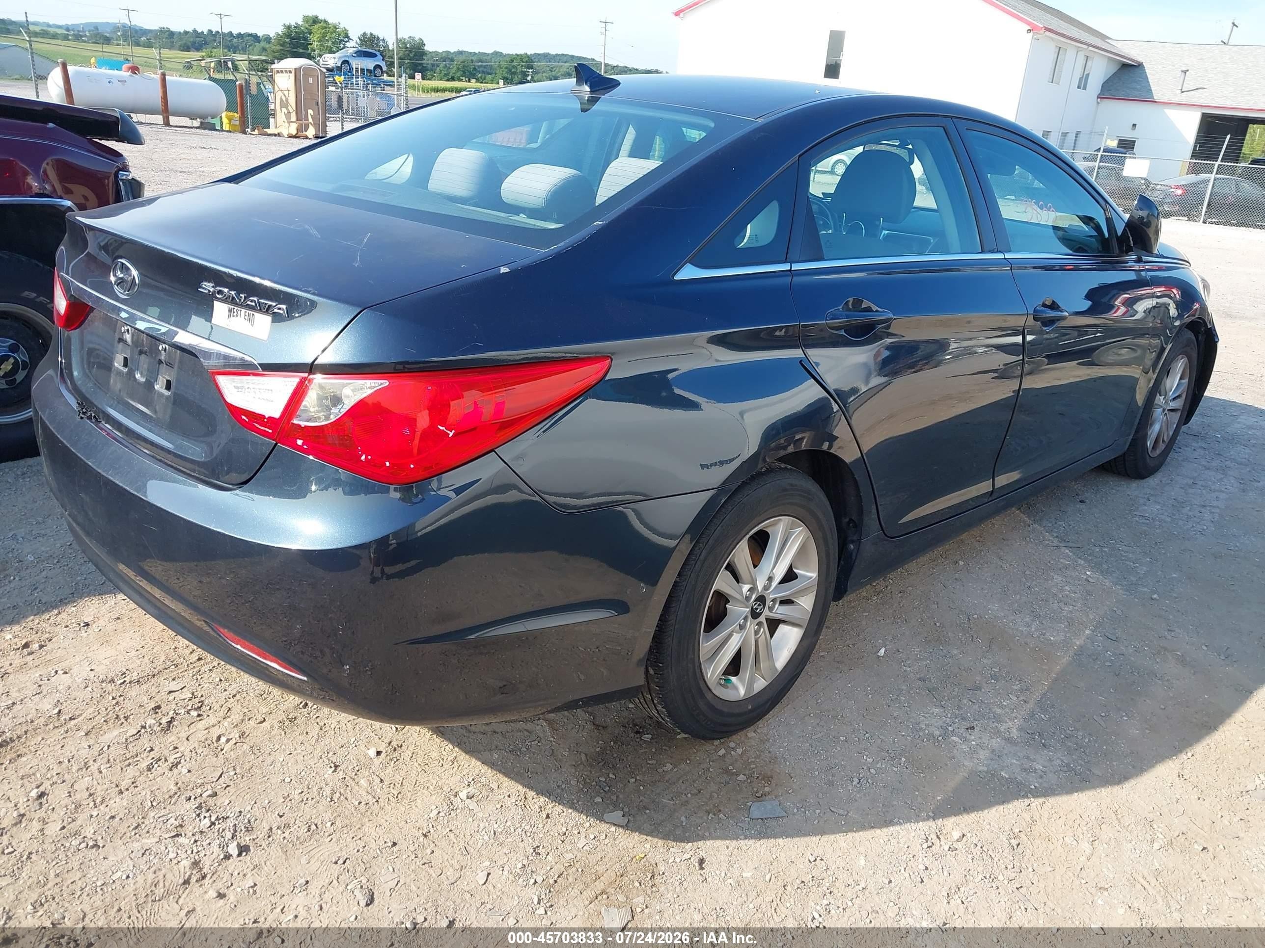 2011 Hyundai Sonata Gls Black vin: 5NPEB4AC1BH103837