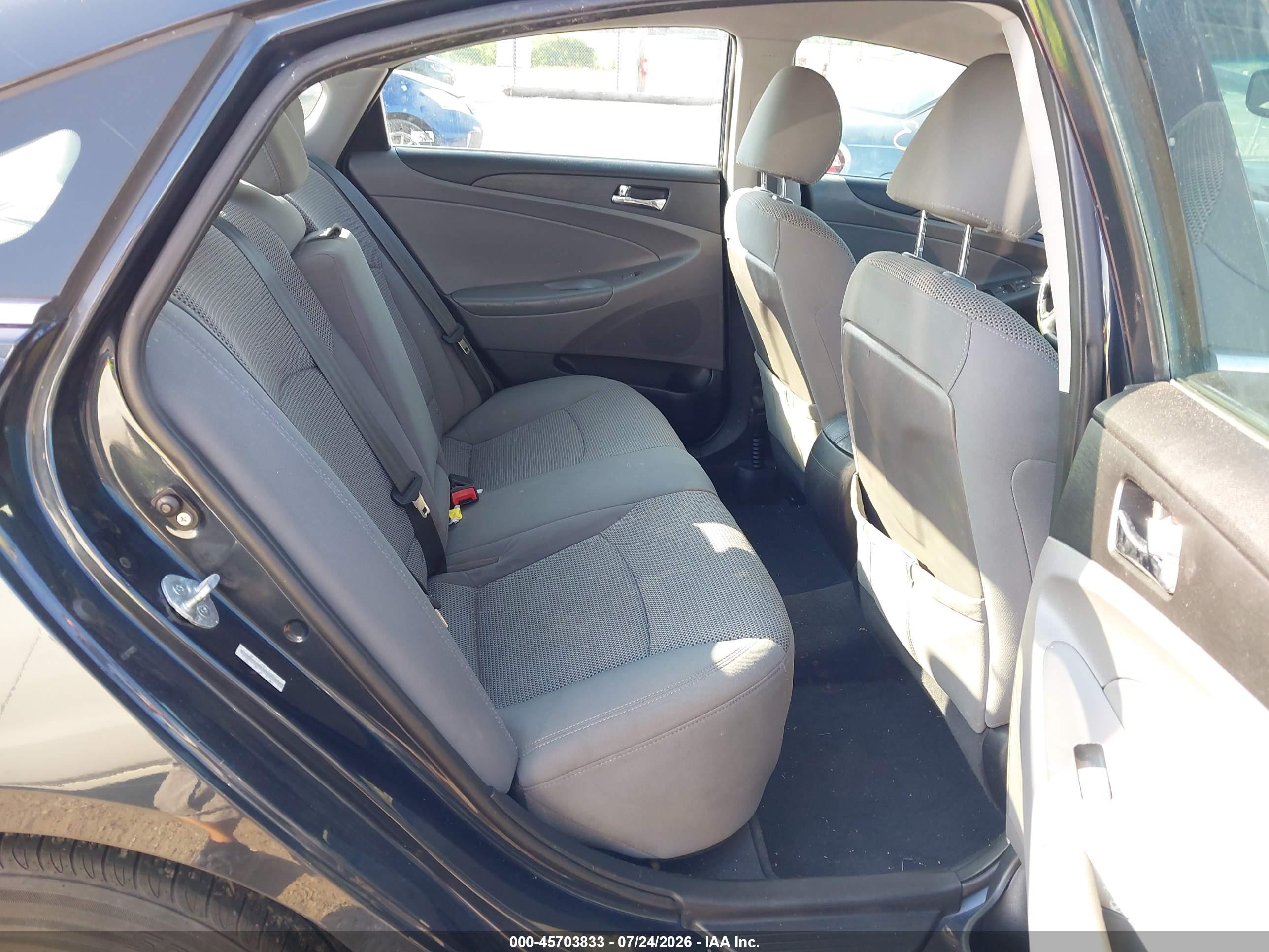 2011 Hyundai Sonata Gls Black vin: 5NPEB4AC1BH103837