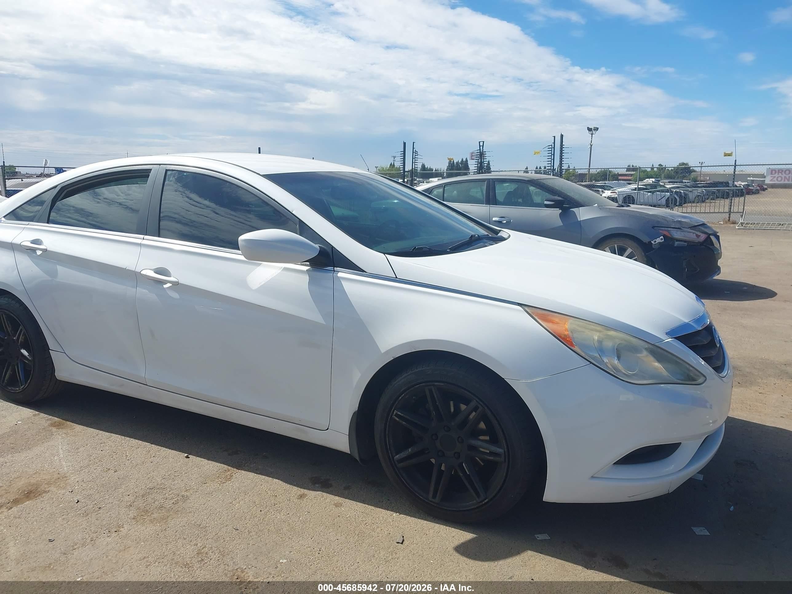 2011 Hyundai Sonata Gls White vin: 5NPEB4AC1BH113008