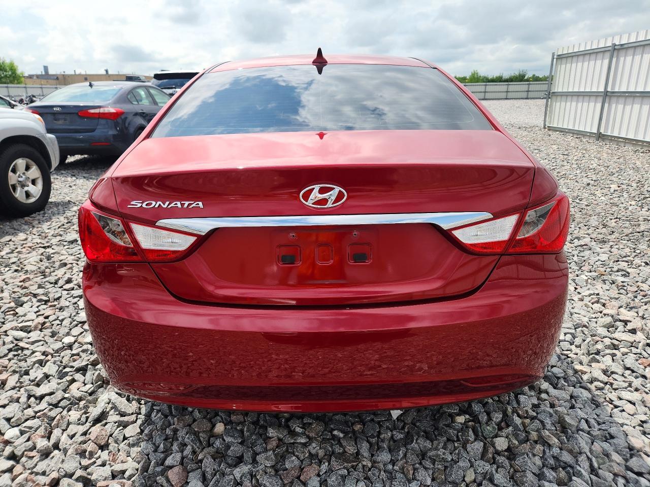 2011 Hyundai Sonata Gls Red vin: 5NPEB4AC1BH121125