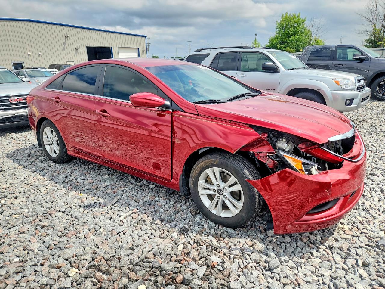 2011 Hyundai Sonata Gls Red vin: 5NPEB4AC1BH121125