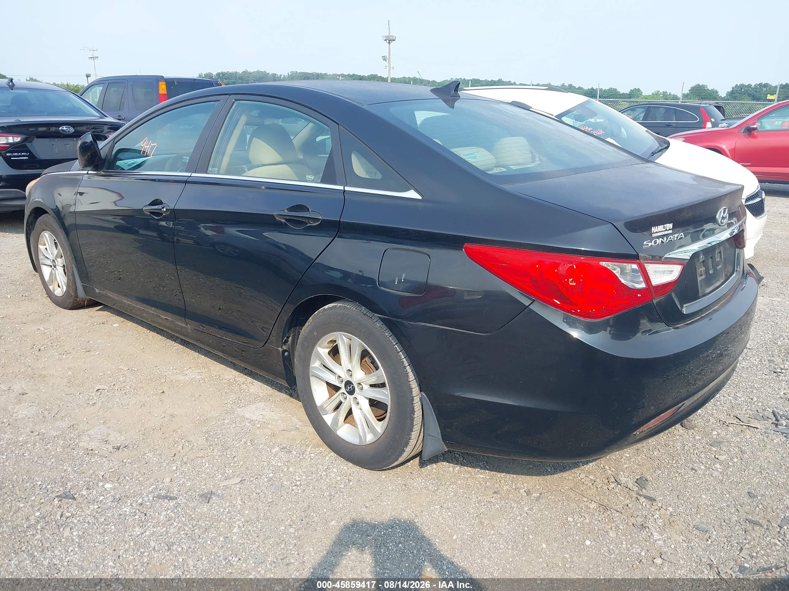 2011 Hyundai Sonata Gls Black vin: 5NPEB4AC1BH125515